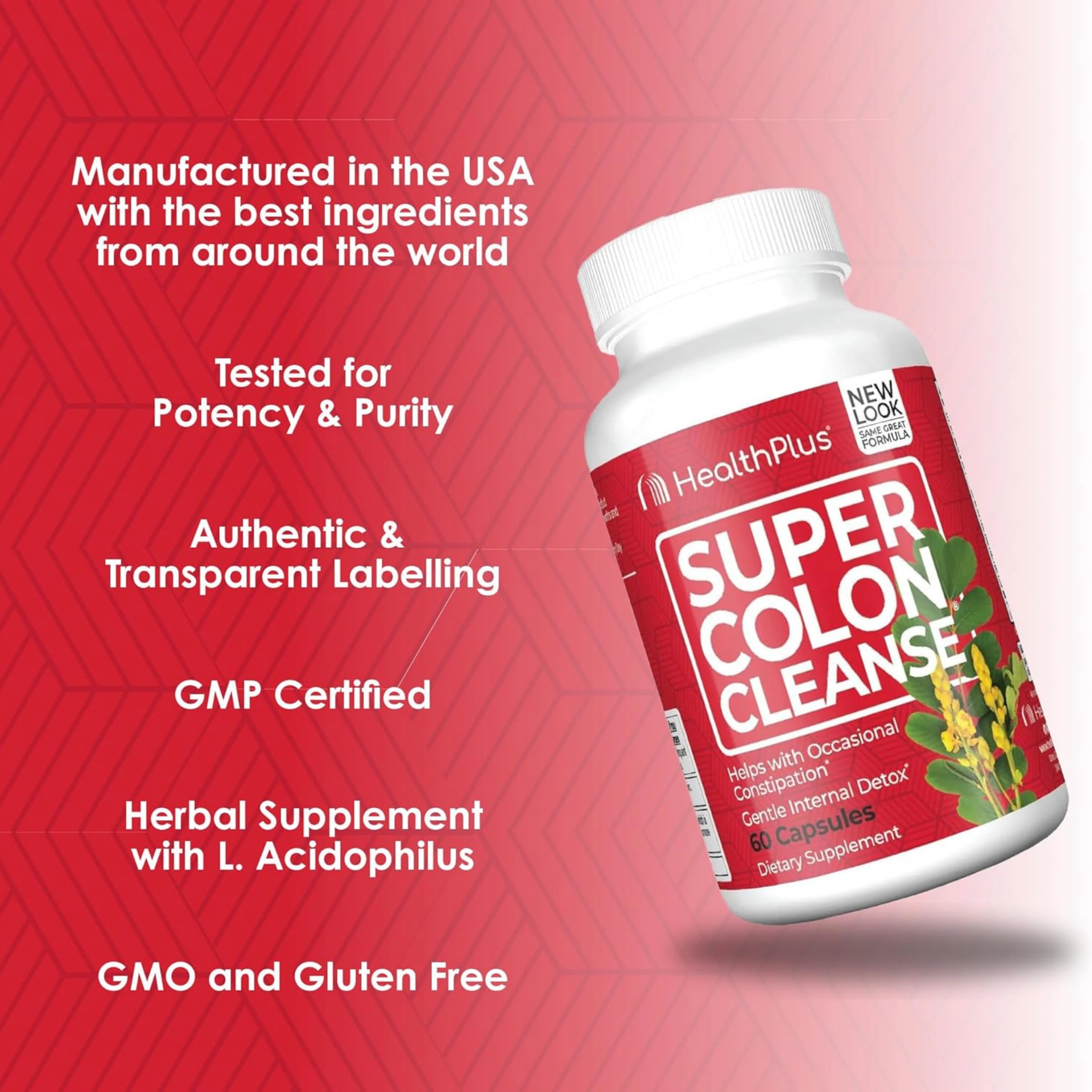 Health Plus, Super Colon Cleanse, 240 Capsules