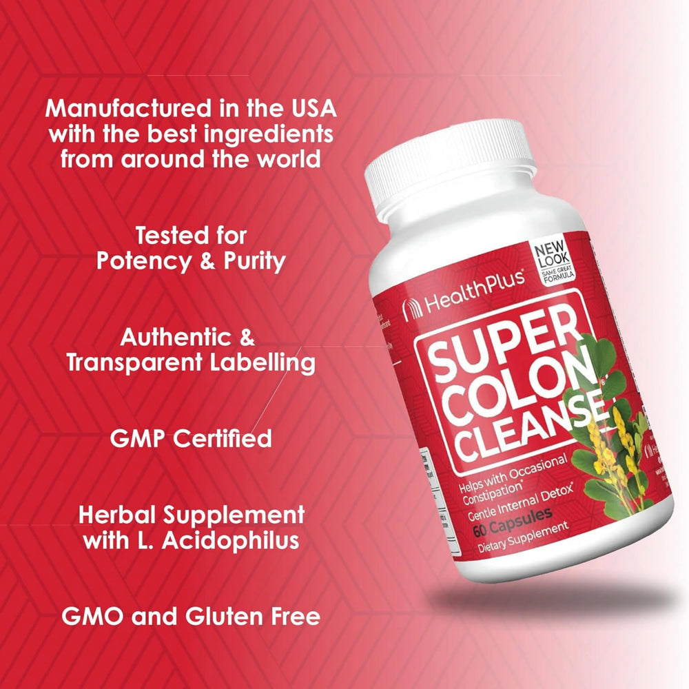 Health Plus, Super Colon Cleanse, 240 Capsules