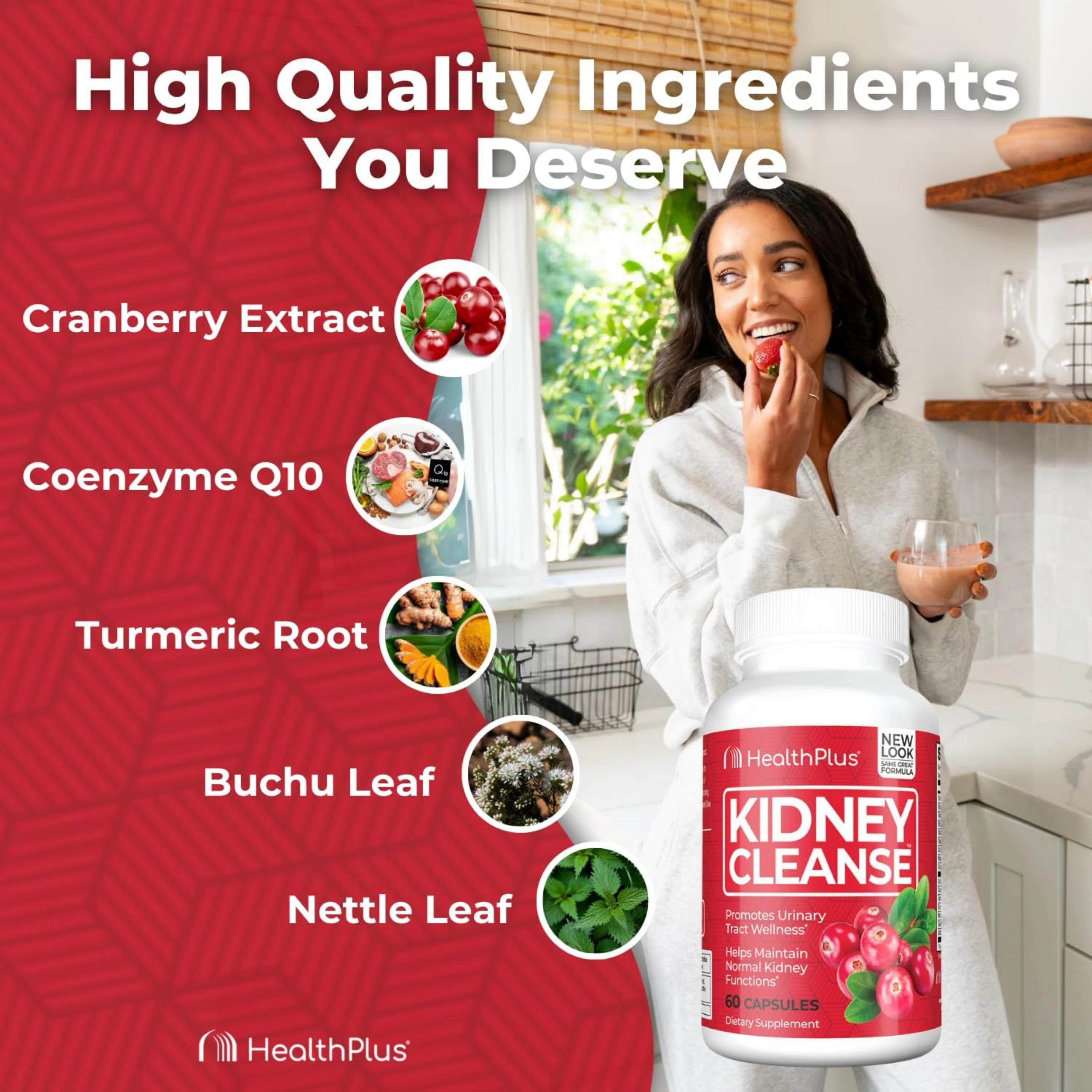 Health Plus, Kidney Cleanse, 60 Capsules