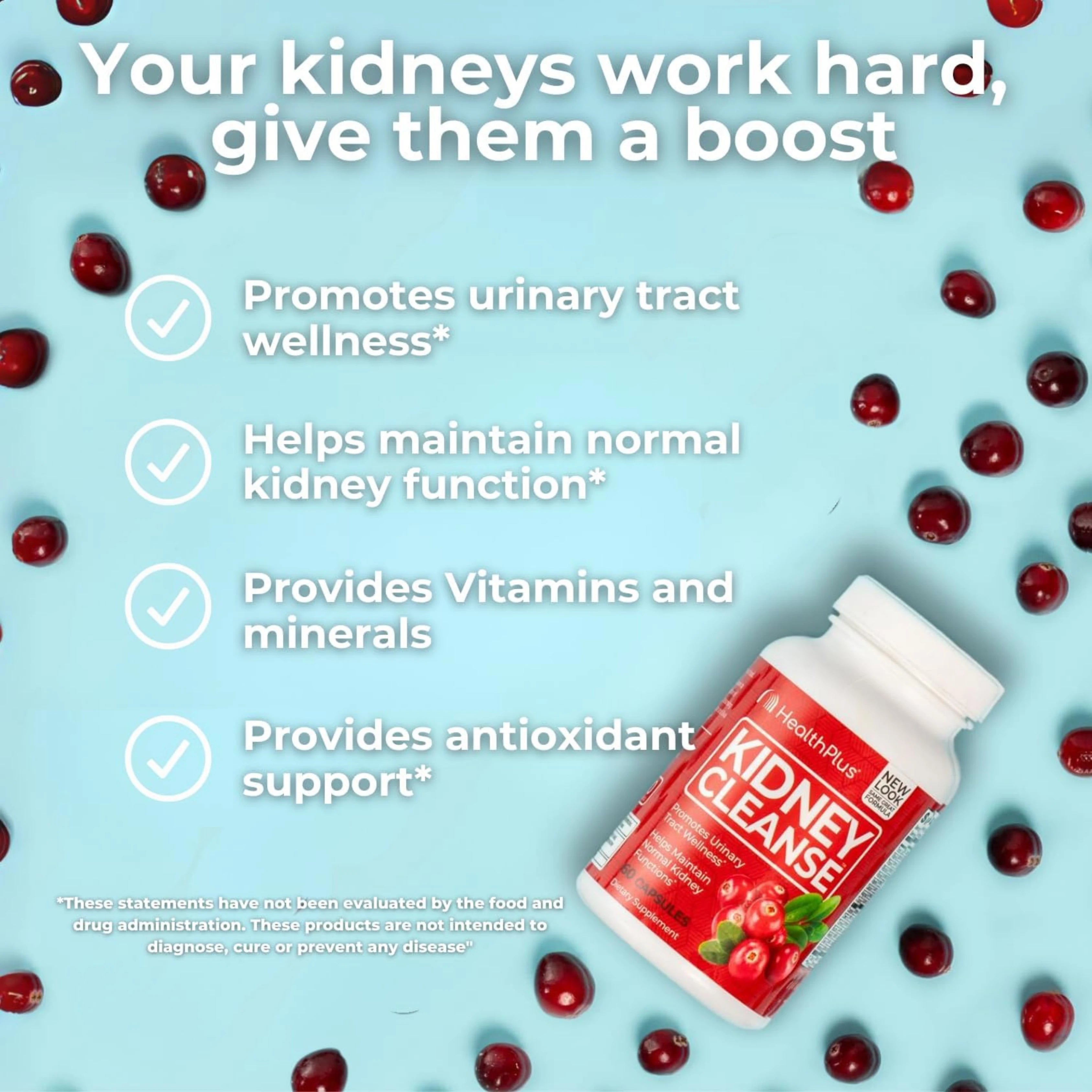 Health Plus, Kidney Cleanse, 60 Capsules