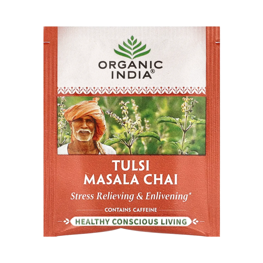 Organic India, Tulsi Tea, Masala Chai, 18 Infusion Bags, 1.33 Oz