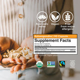 Organic India, Ashwagandha, 800 Mg, 90 Vegetarian Caps