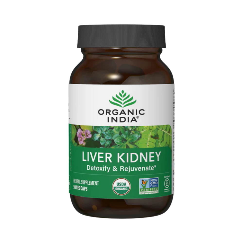 Organic India, Liver Kidney, 90 Veg Caps