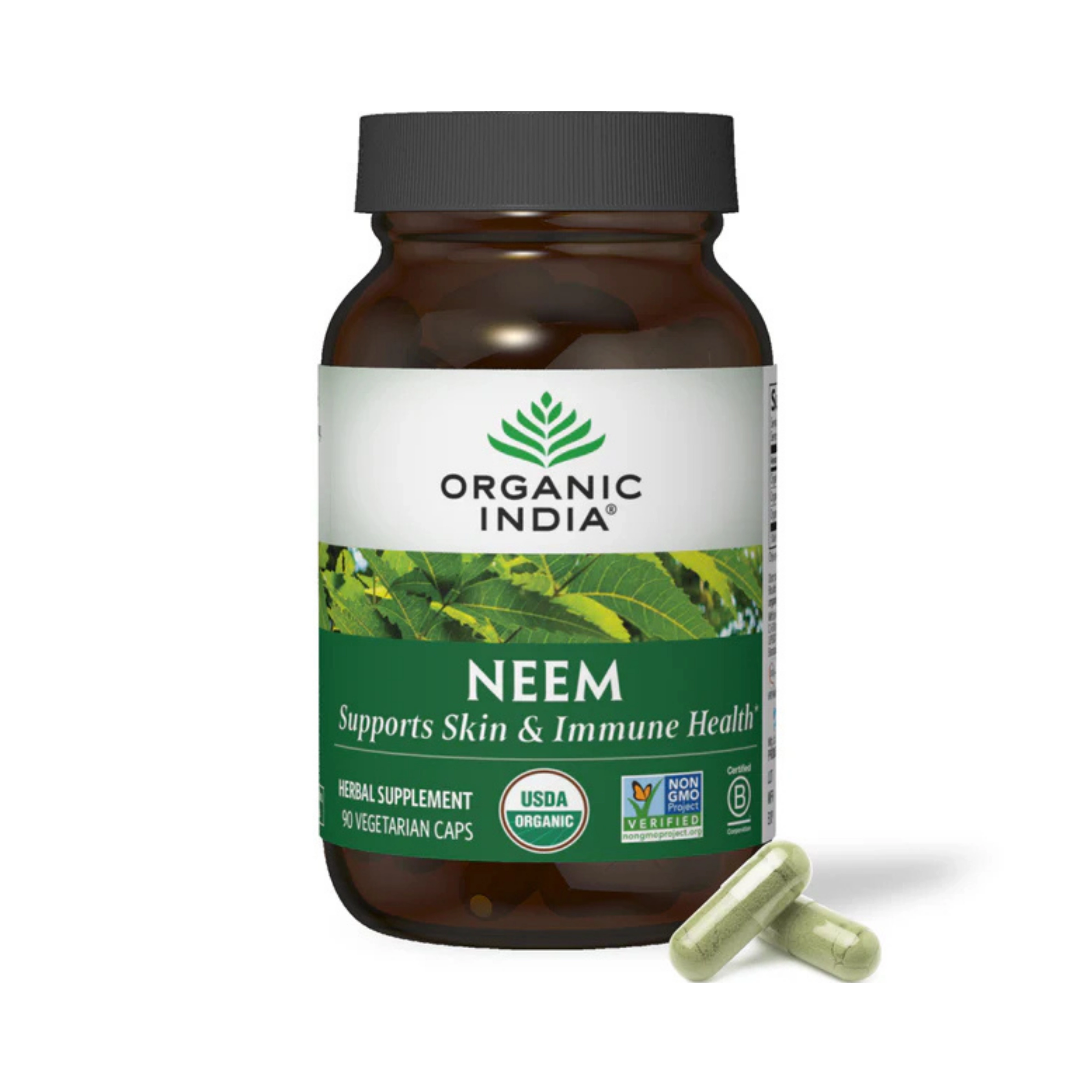 Organic India, Neem, 90 Vegetarian Caps