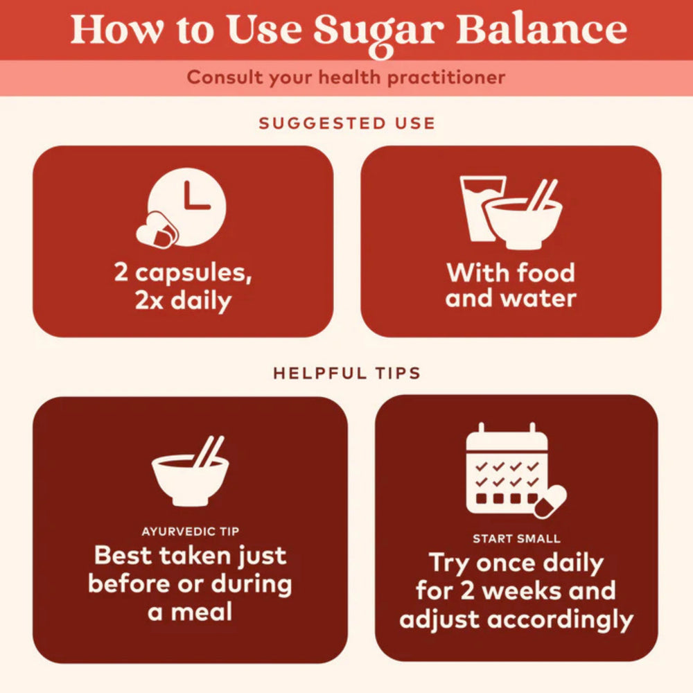 Organic India, Sugar Balance, Healthy Glucose Metabolism, 90 Veg Caps