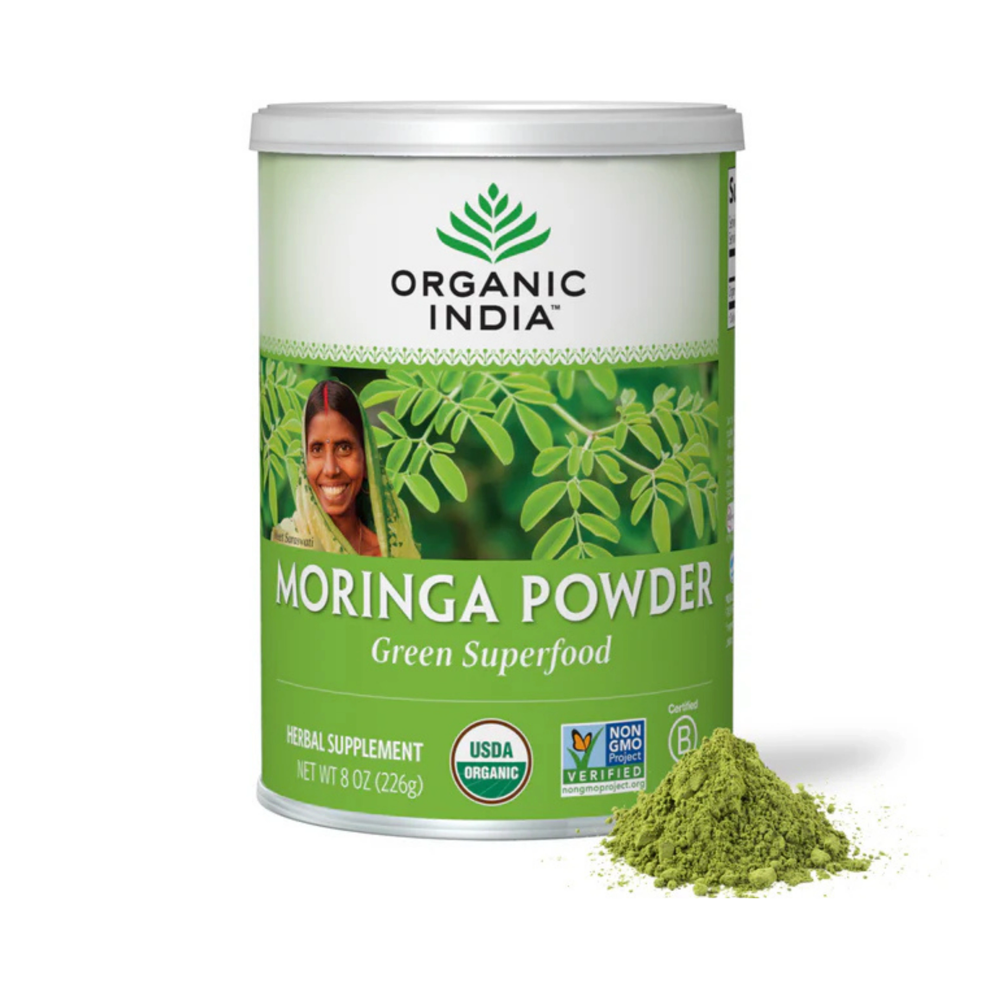 Organic India, Moringa Green Superfood, 8 Oz