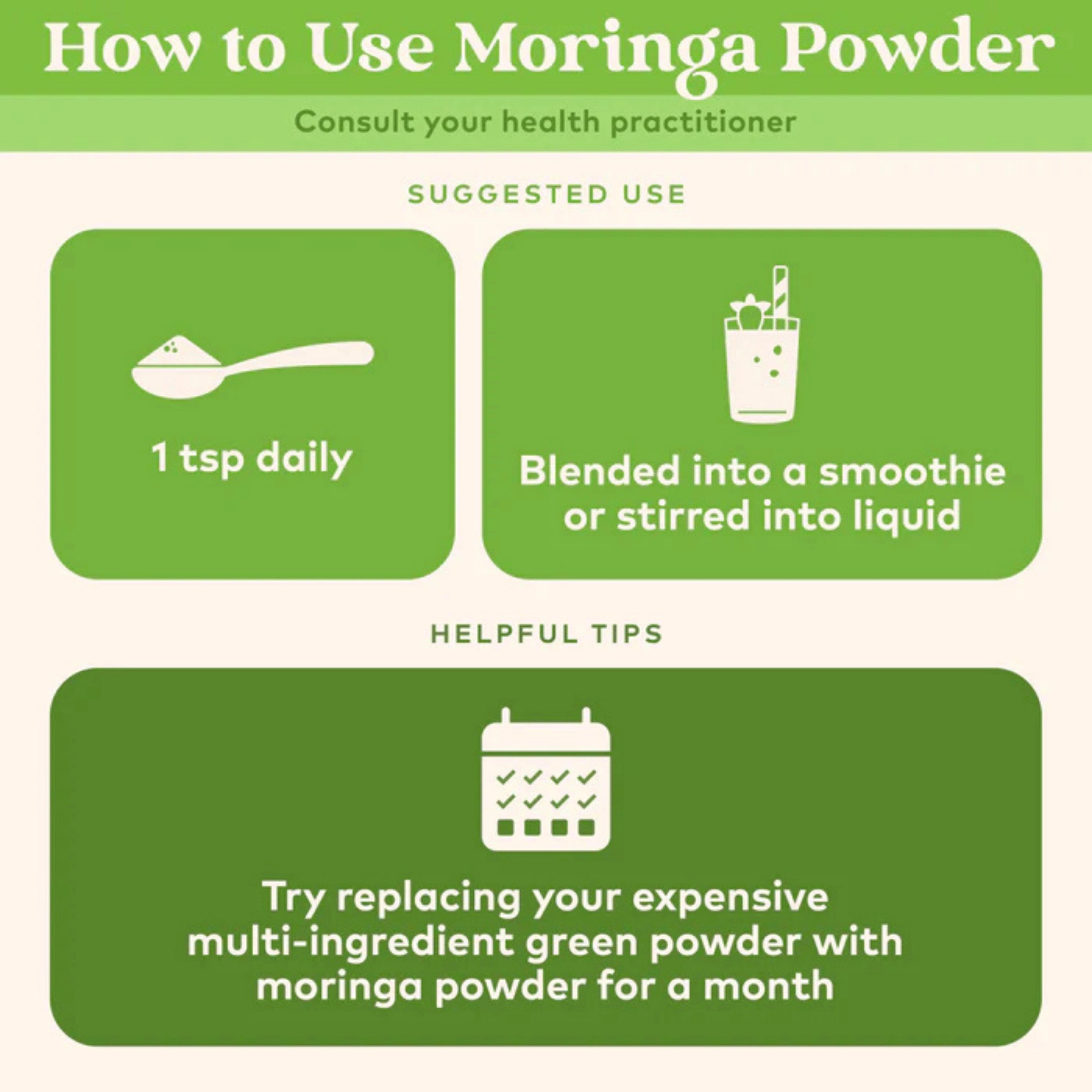 Organic India, Moringa Green Superfood, 8 Oz