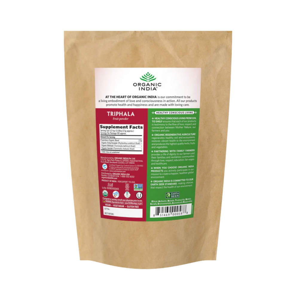 Organic India, Triphala, Fruit Powder, 16 Oz