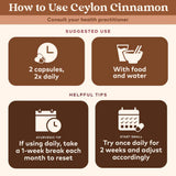 Organic India, Ceylon Cinnamon, 650 Mg, 90 Vegetarian Caps