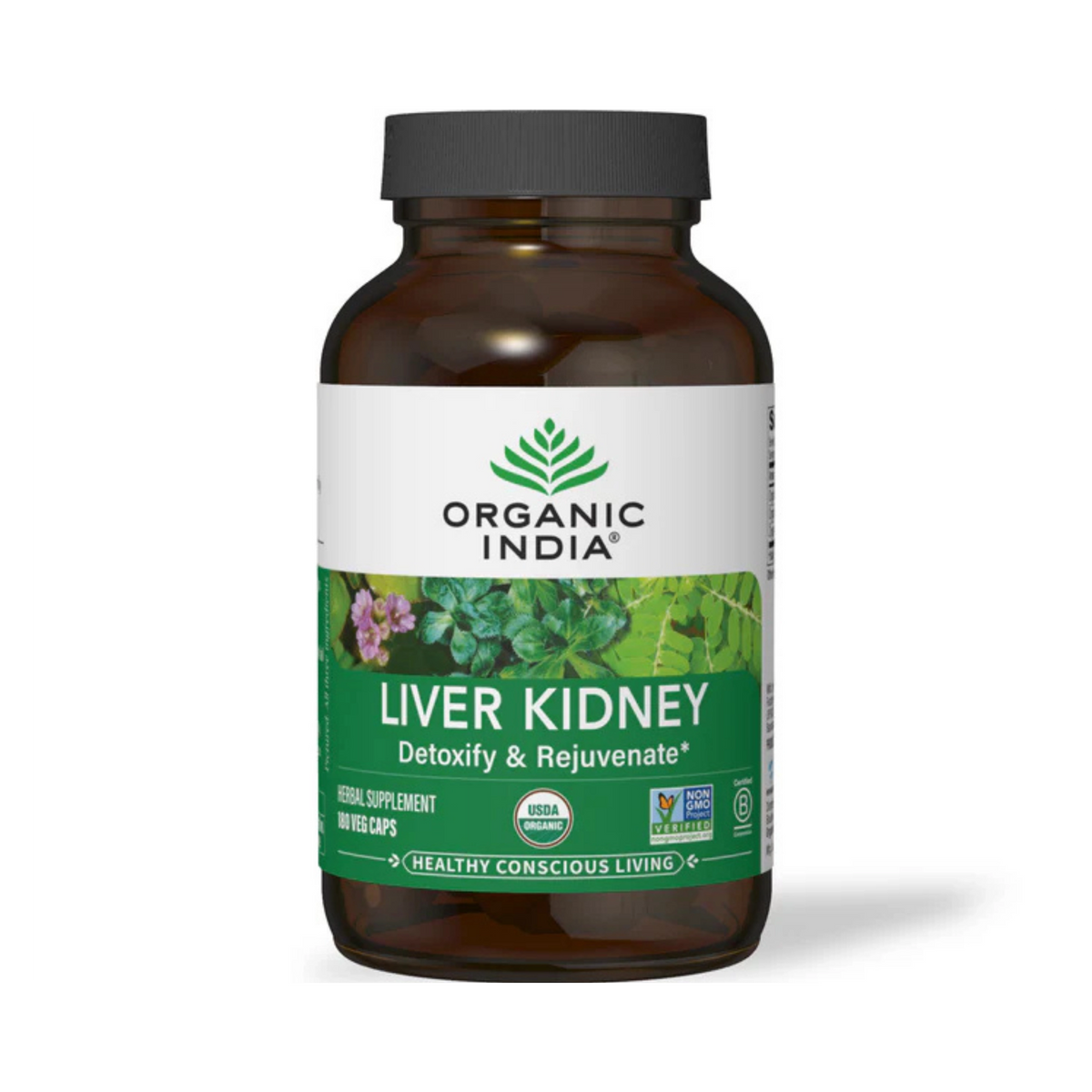 Organic India, Liver Kidney, 180 Veg Caps