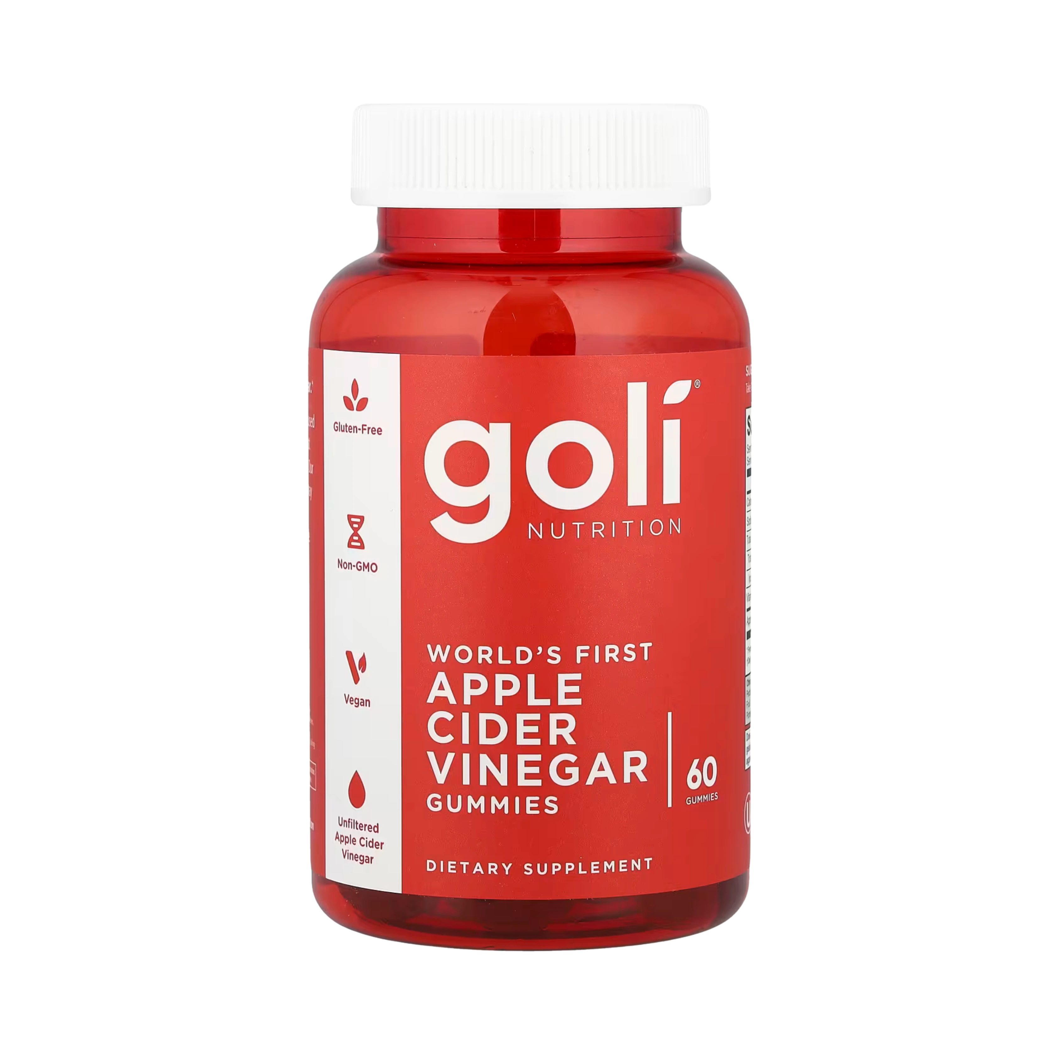 Goli Nutrition, Apple Cider Vinegar Gummies, 60 Gummies