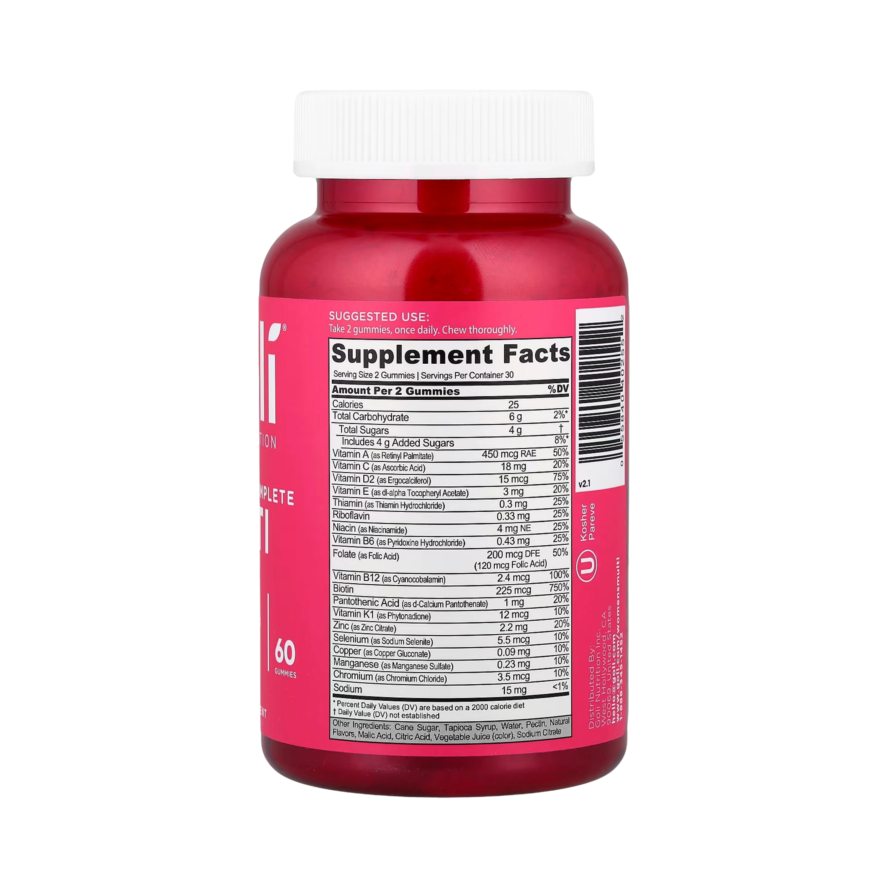 Goli Nutrition, Women's Complete Multi Gummies, 60 Gummies