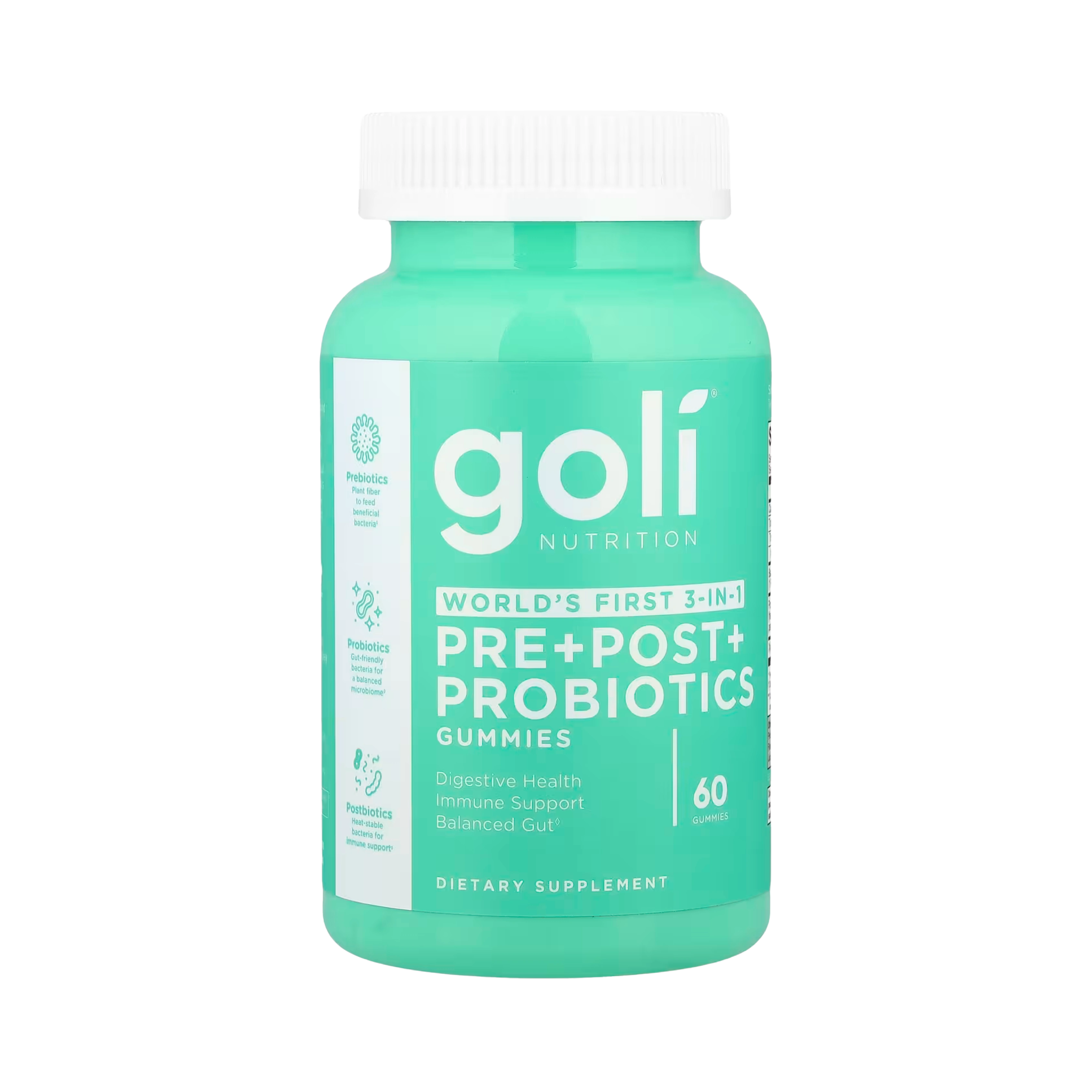 Goli Nutrition, Pre+Post+Probiotics Gummies, 60 Gummies