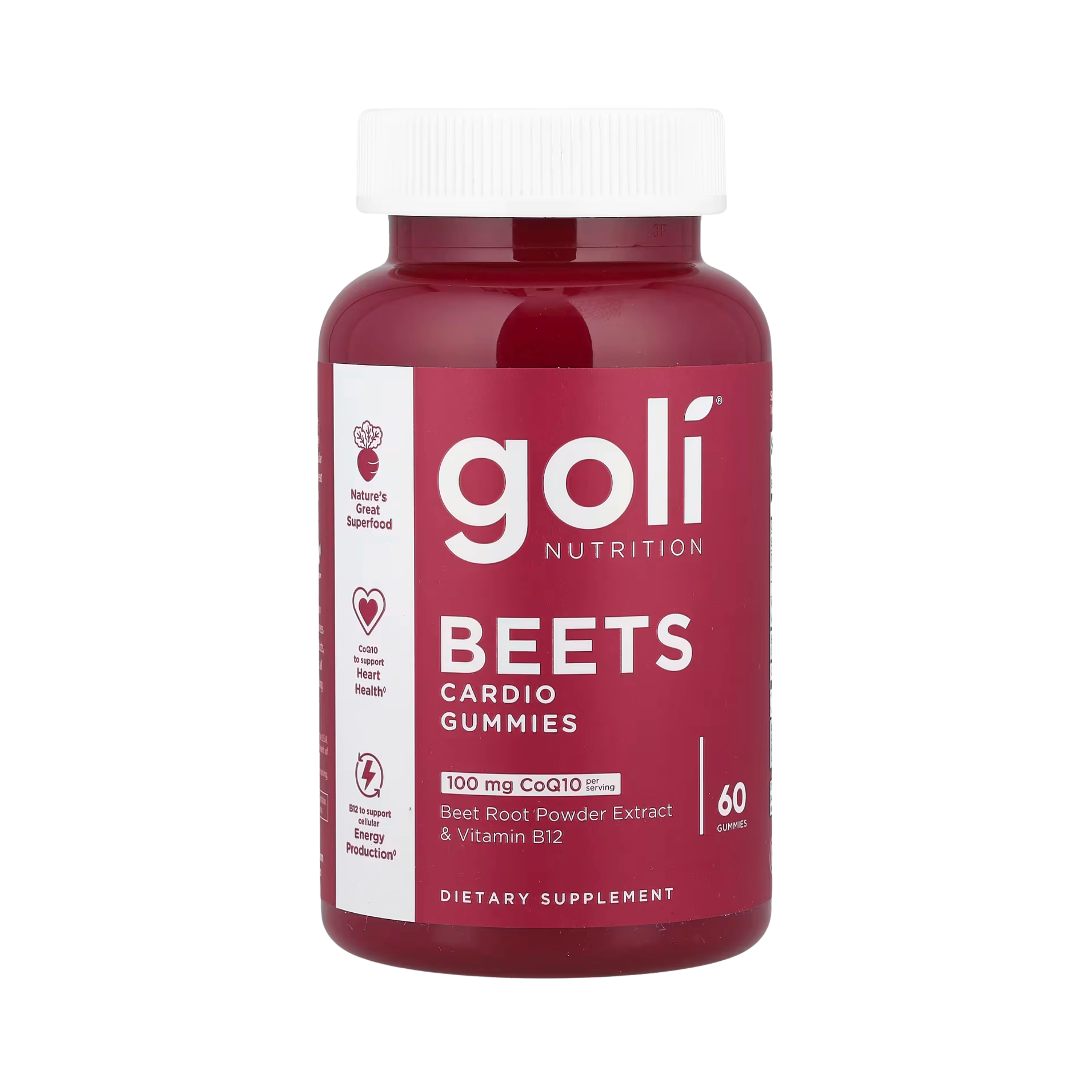 Goli Nutrition, Beets Cardio Gummies, 60 Gummies