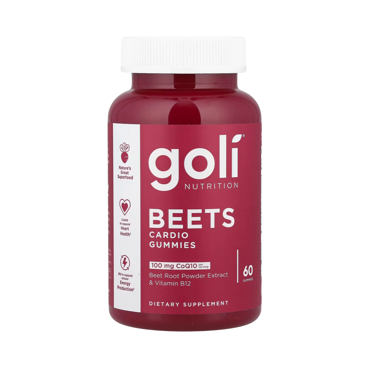 Goli Nutrition, Beets Cardio Gummies, 60 Gummies