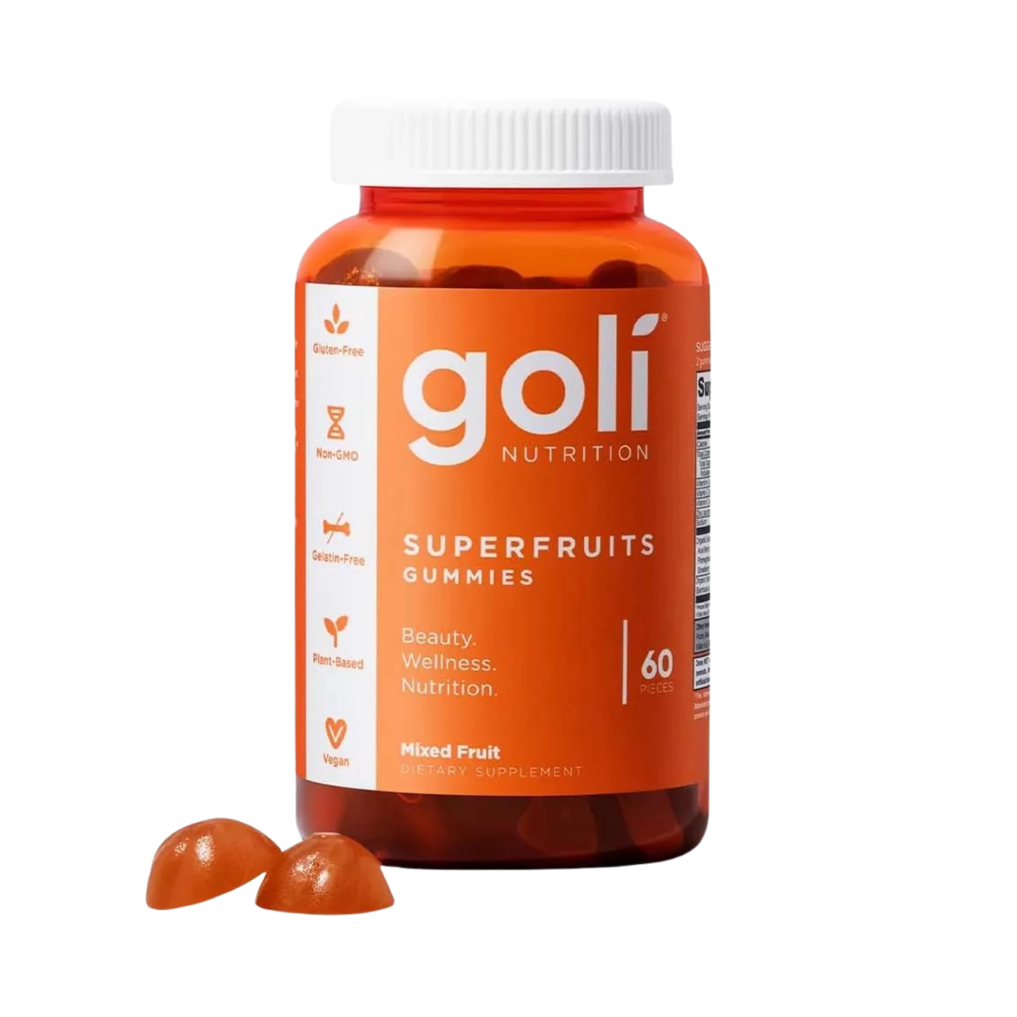 Goli Nutrition, Superfruits, 60 Gummies
