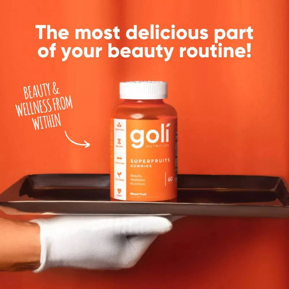 Goli Nutrition, Superfruits, 60 Gummies