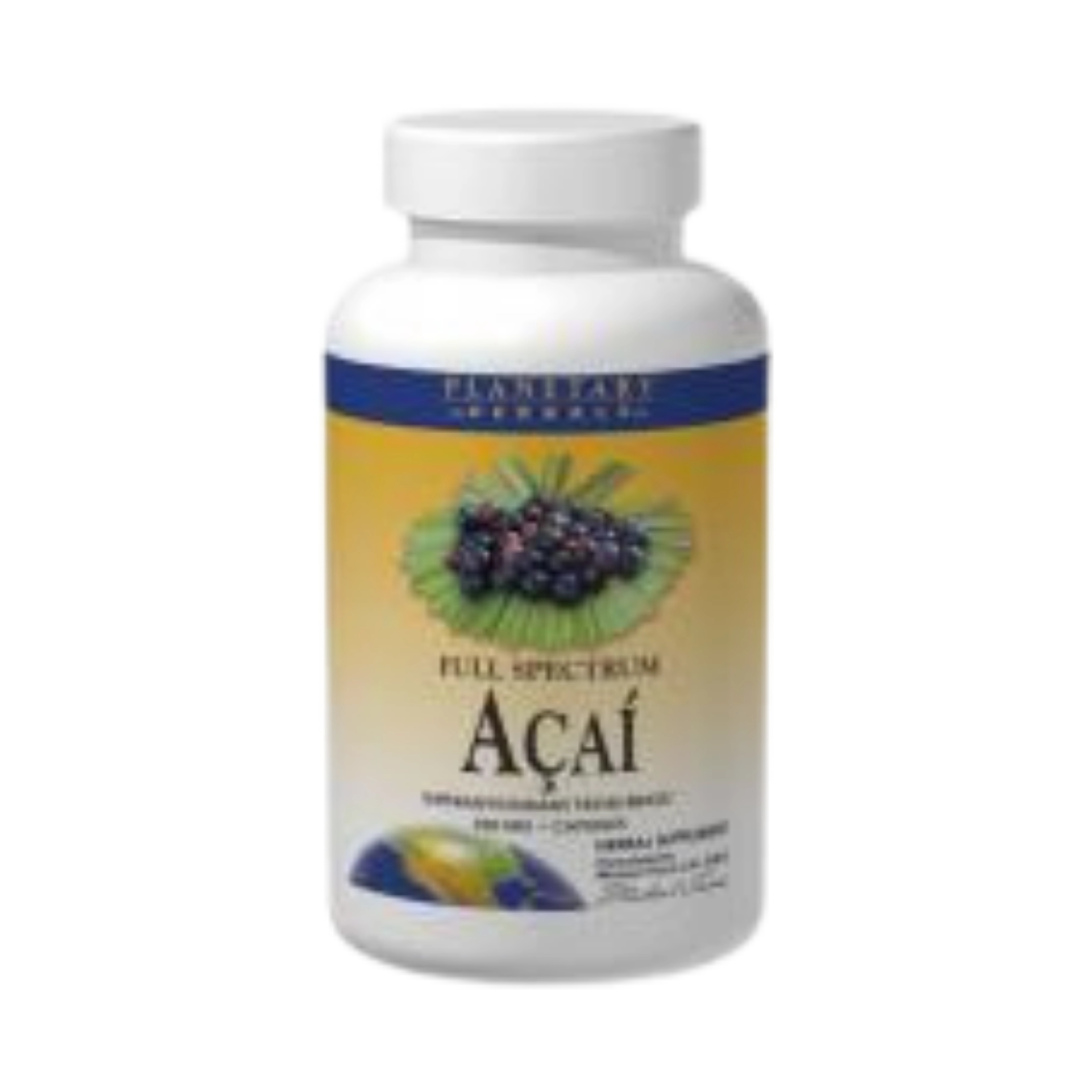 Planetary Herbals, Acai, Full Spectrum, 60 Capsules