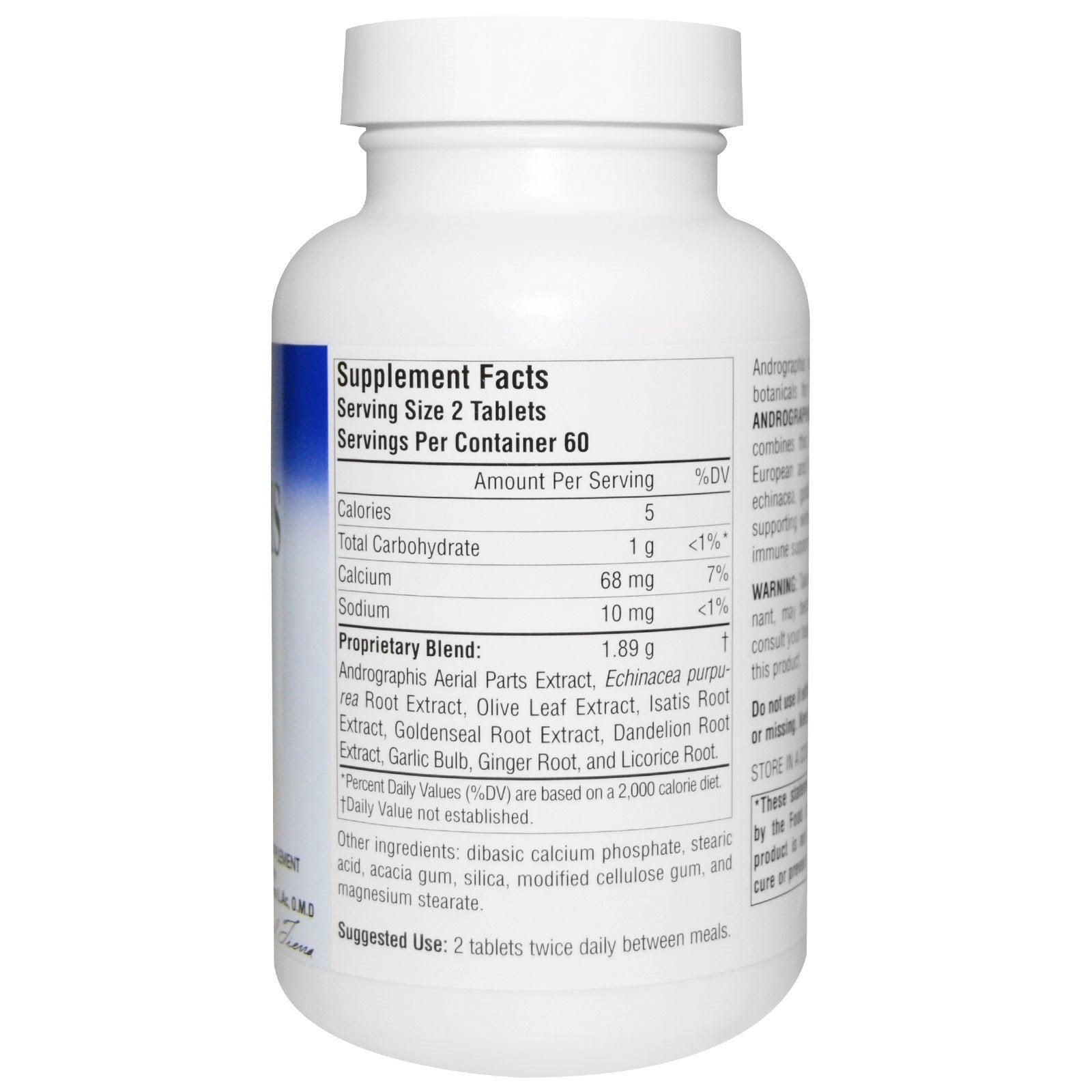 Planetary Herbals, Andrographis Respiratory Wellness, 60 Tablets