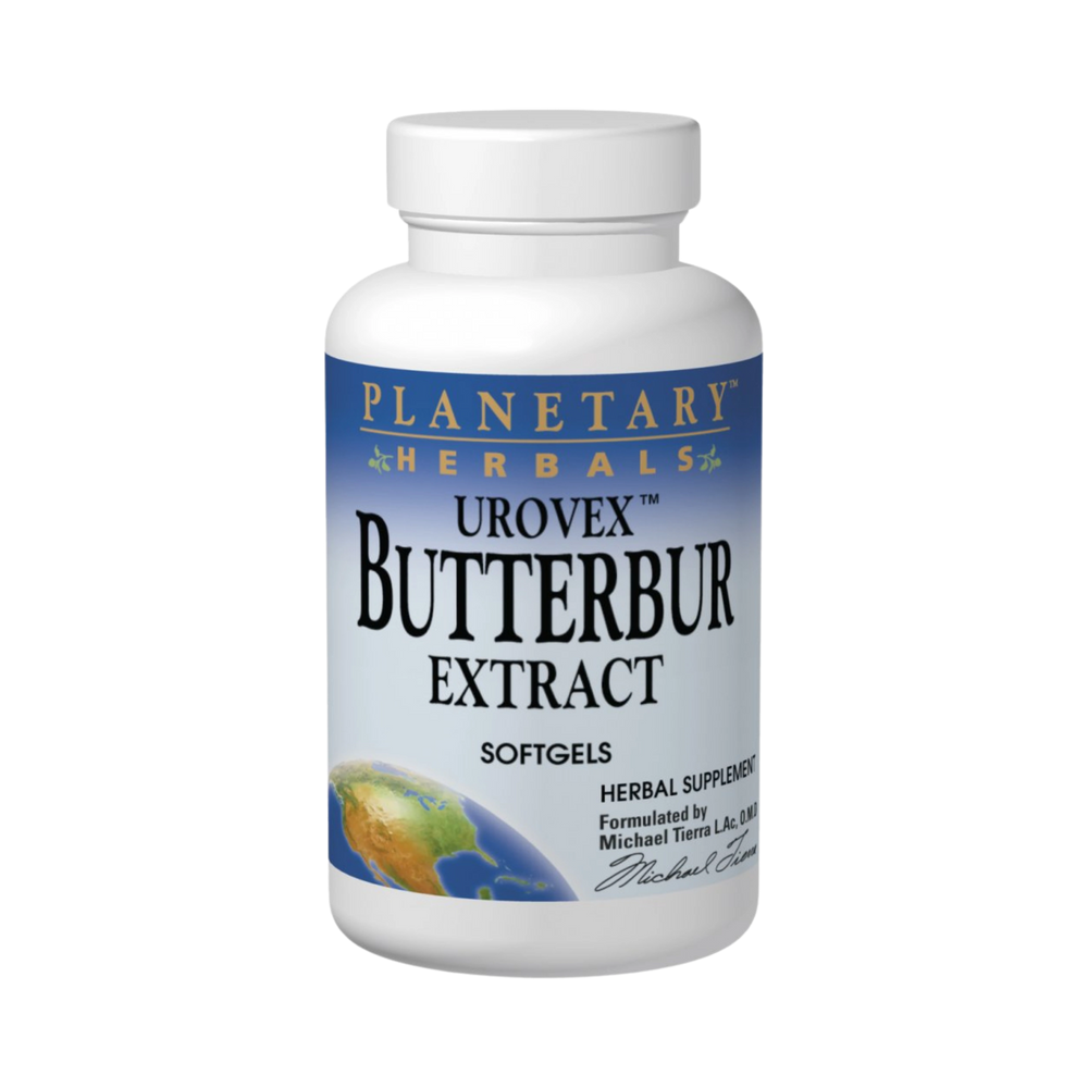 Planetary Herbals, Butterbur Extract, Urovex, 20 Softgels