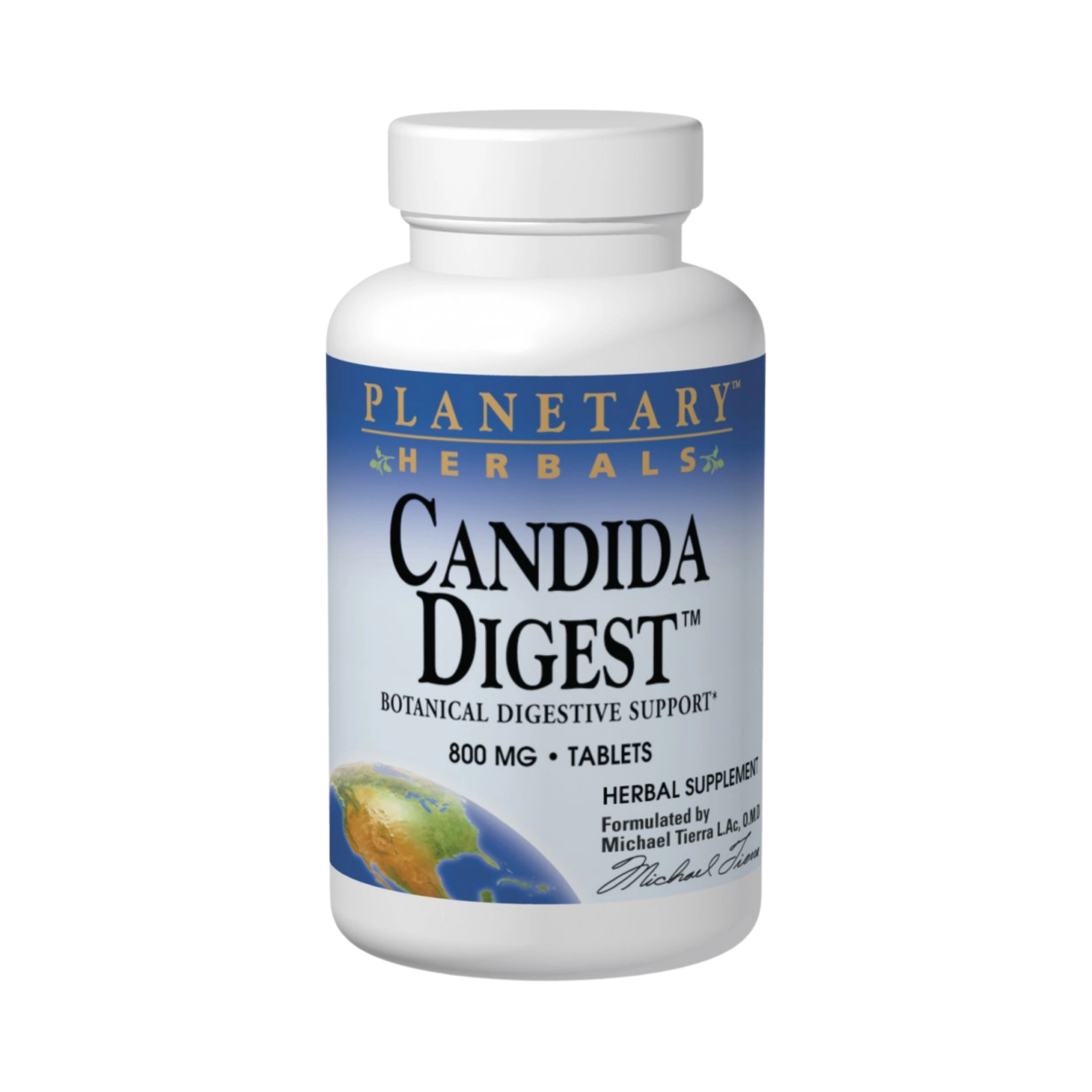 Planetary Herbals, Candida Digest, 90 Tablets
