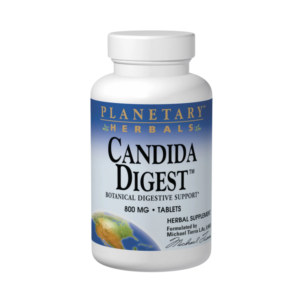 Planetary Herbals, Candida Digest, 90 Tablets