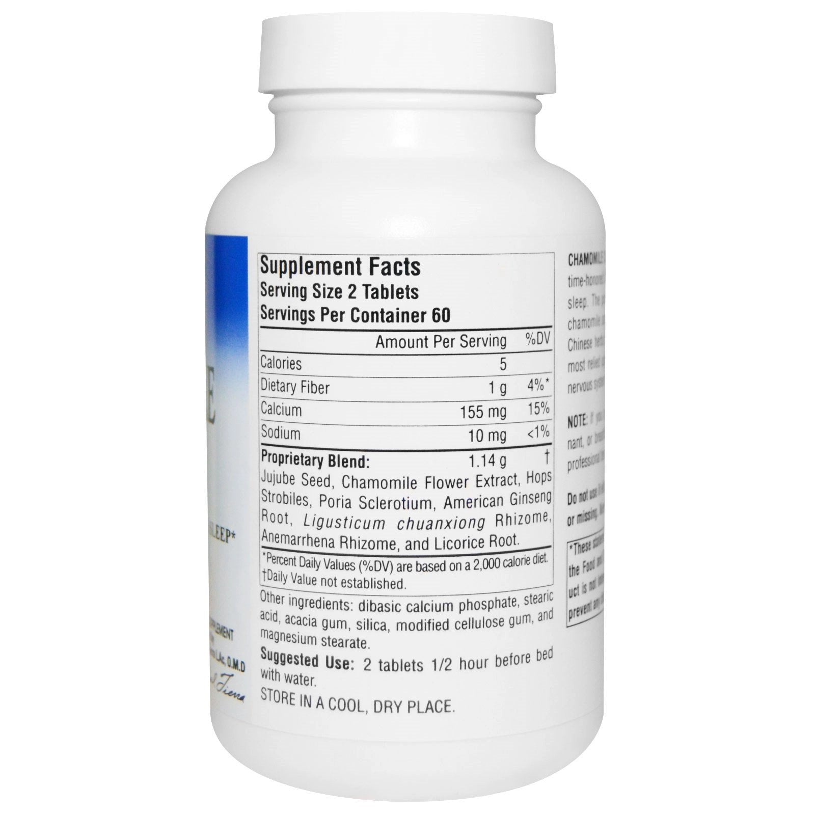 Planetary Herbals, Chamomile Sleep, 30 Tablets