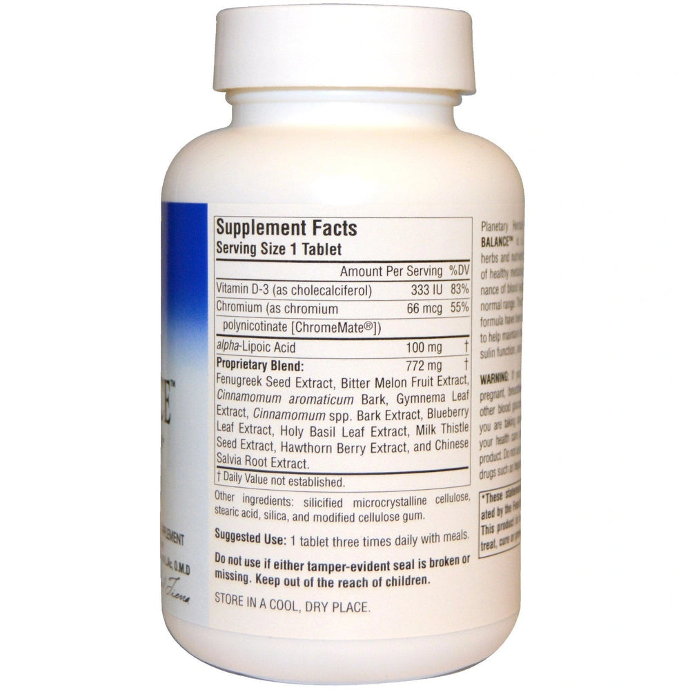 Planetary Herbals, Cinnamon Glucose Balance, 45 Tablets