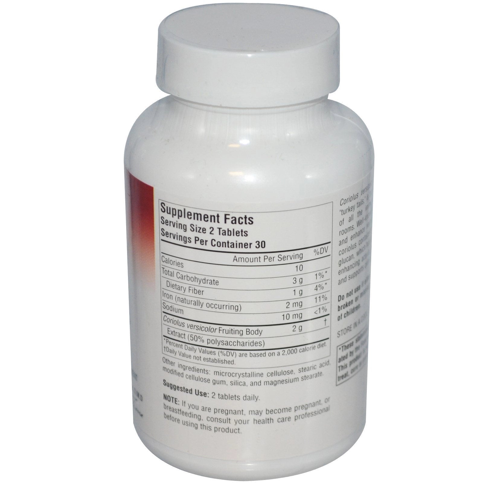 Planetary Herbals, Coriolus, Full Spectrum, 30 Tablets