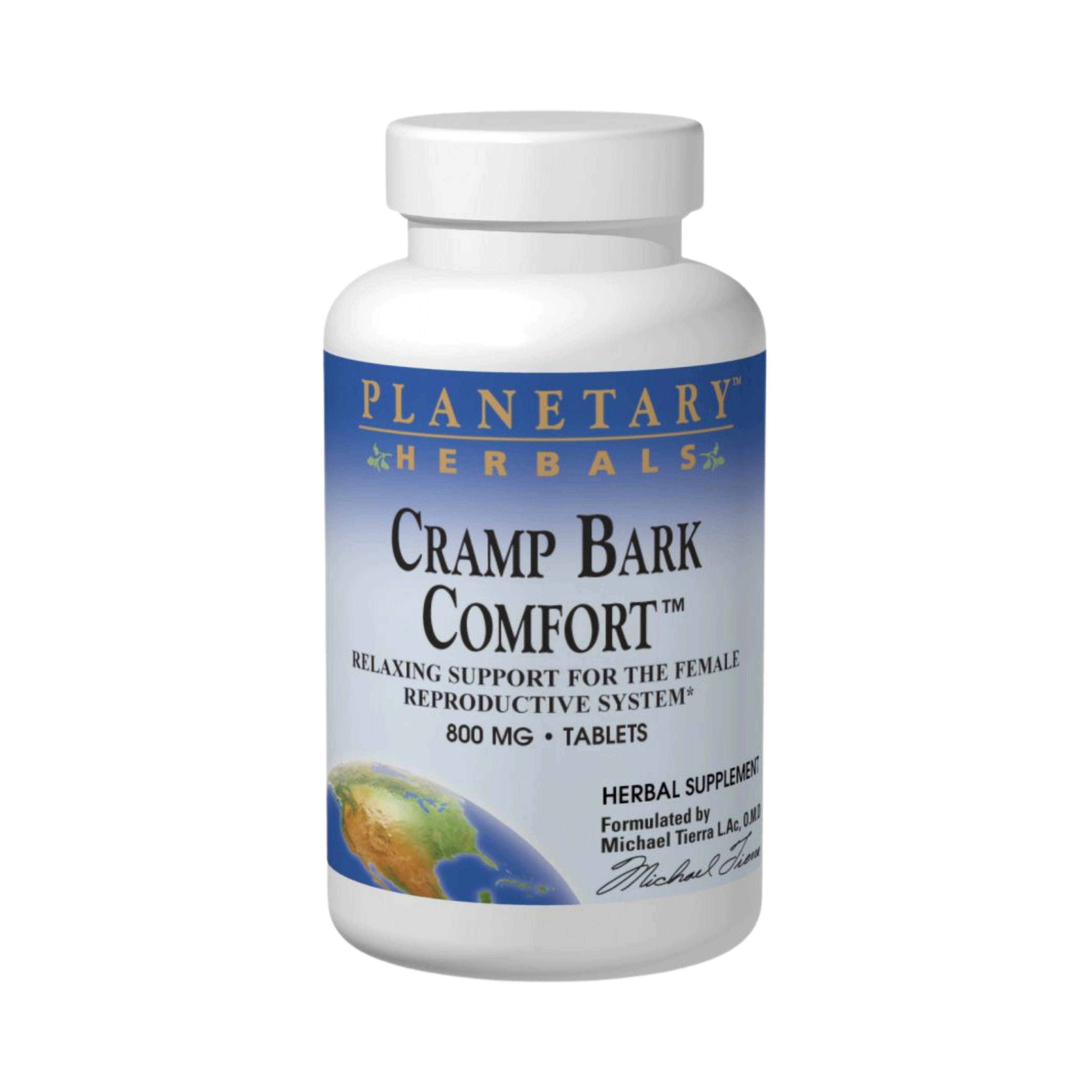 Planetary Herbals, Cramp Bark Comfort, 60 Tablets