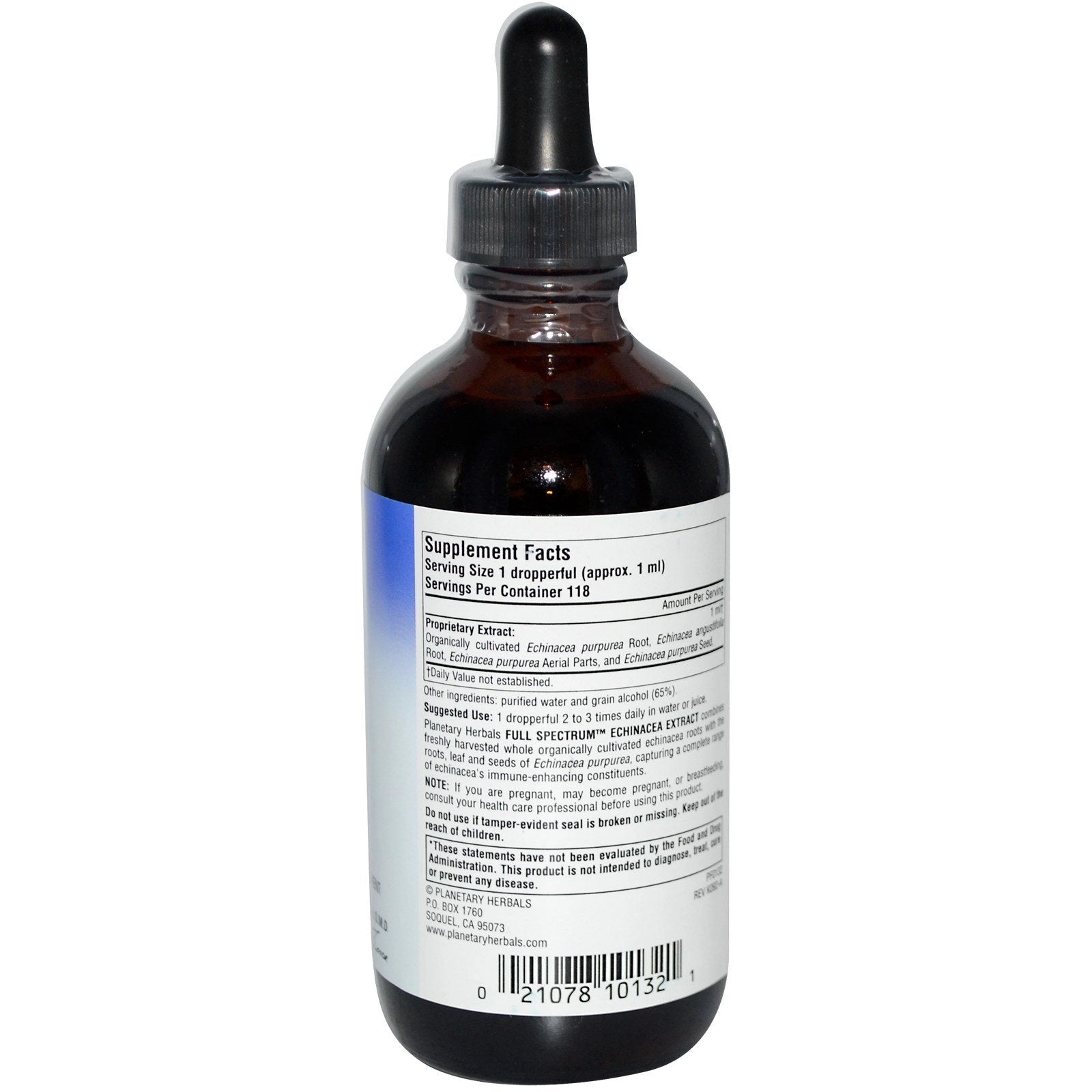 Planetary Herbals, Echinacea, Full Spectrum, 1 Fl Oz