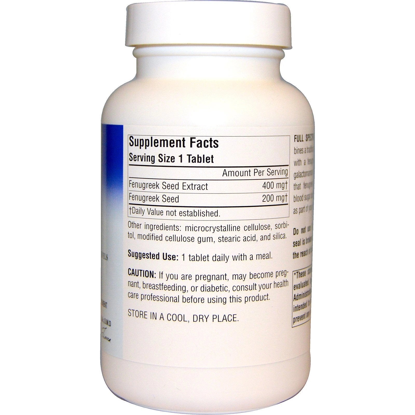 Planetary Herbals, Fenugreek, Full Spectrum, 120 Tablets