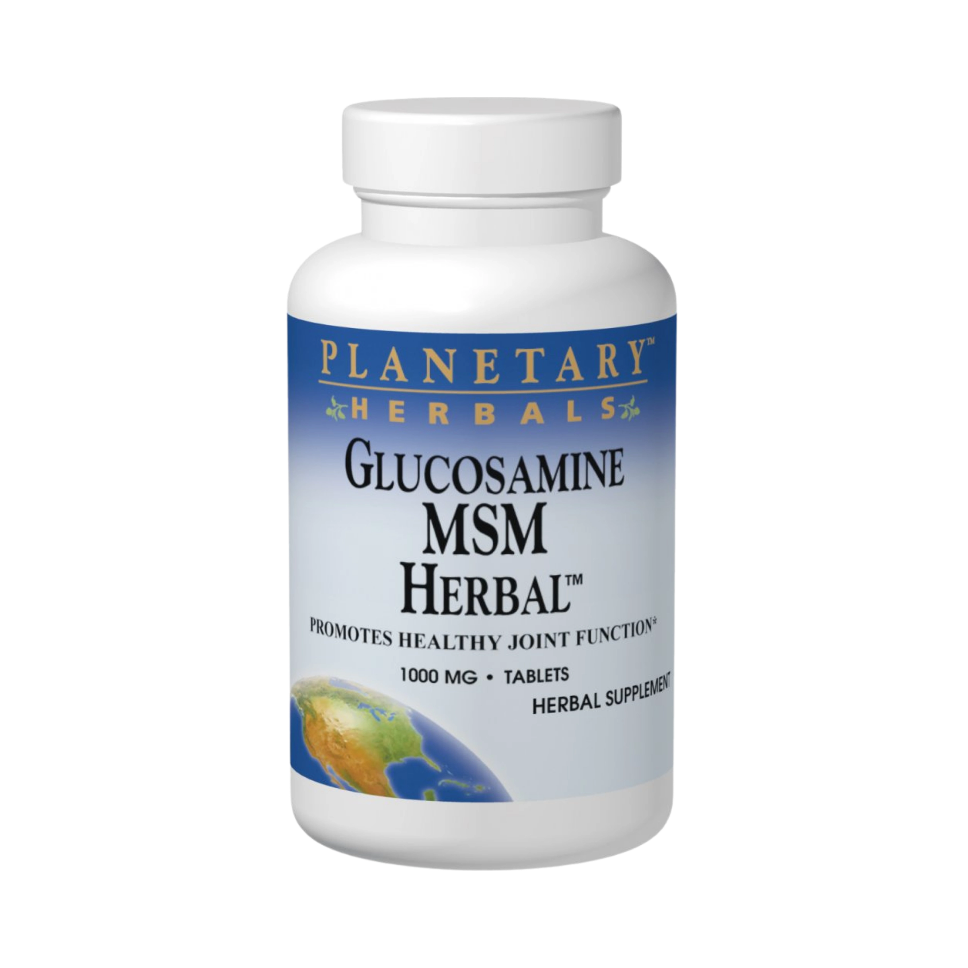 Planetary Herbals, Glucosamine MSM Herbal, 90 Tablets
