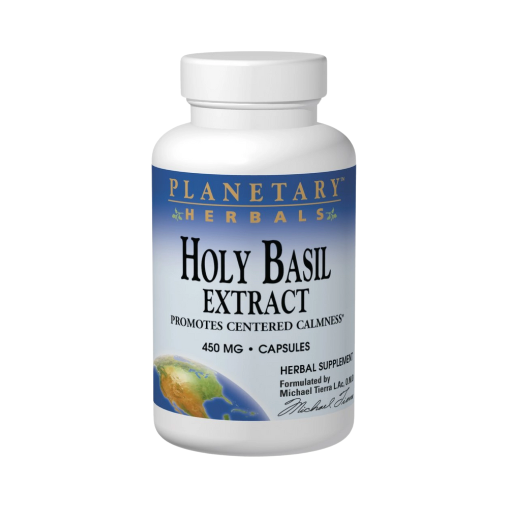Planetary Herbals, Holy Basil Extract, 60 Capsules