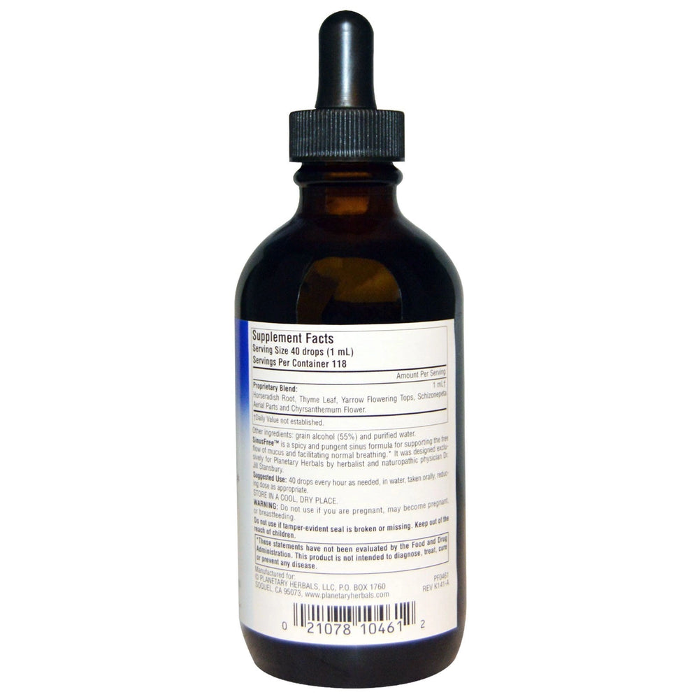 Planetary Herbals, SinusFree, 2 Fl Oz
