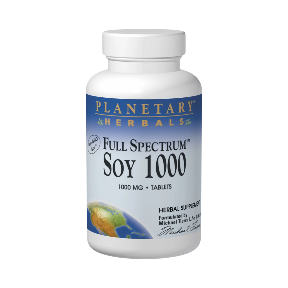 Planetary Herbals, Soy 1000, Full Spectrum, 60 Tablets