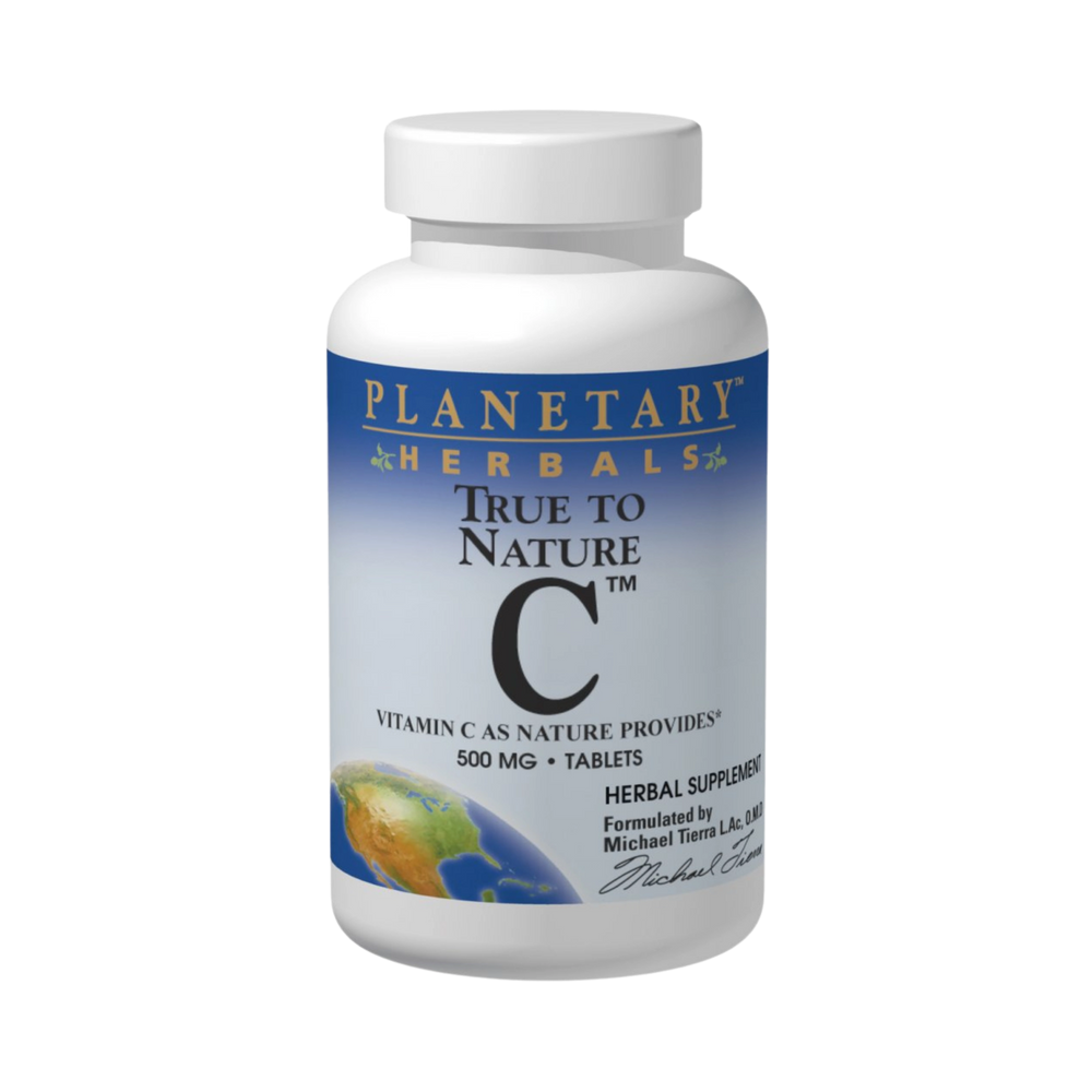 Planetary Herbals, True To Nature C, 60 Tablets
