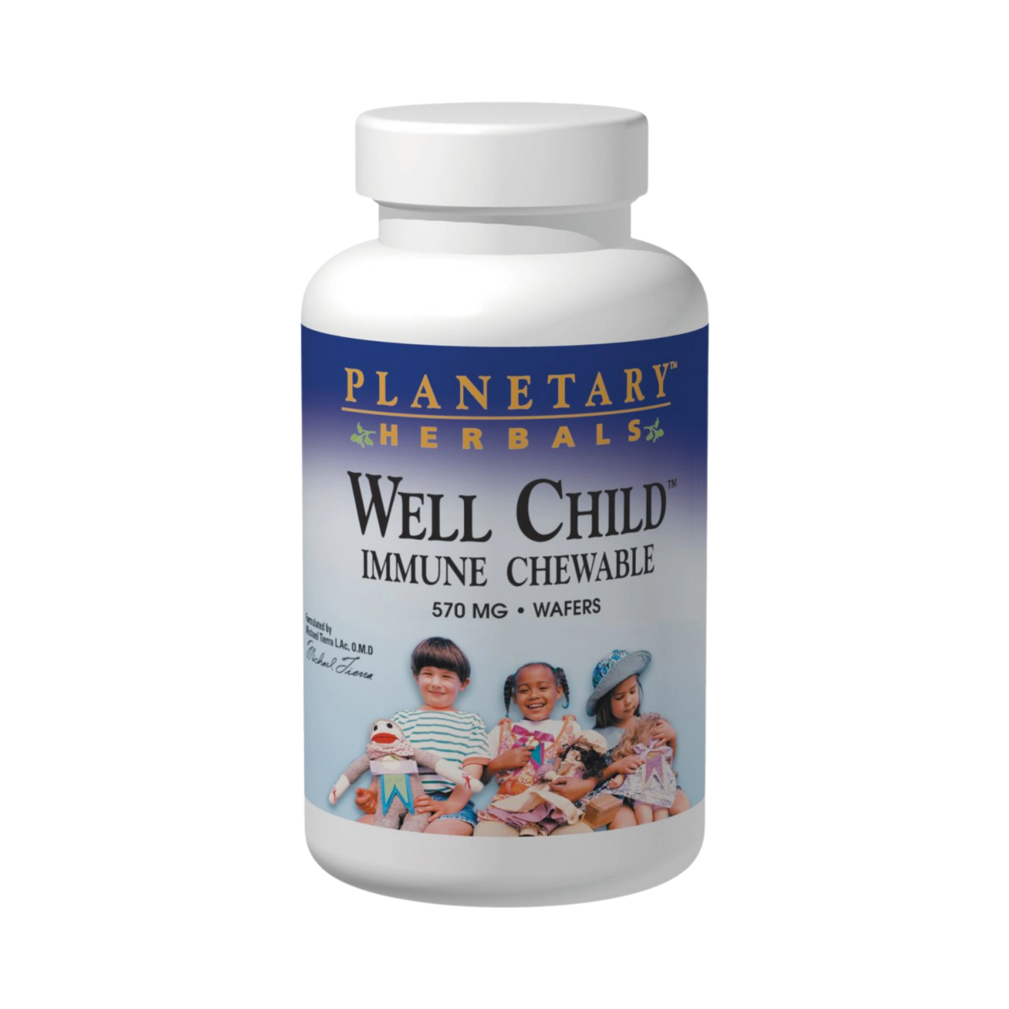Planetary Herbals, Well Child Immune Chewable, 30 Wafers