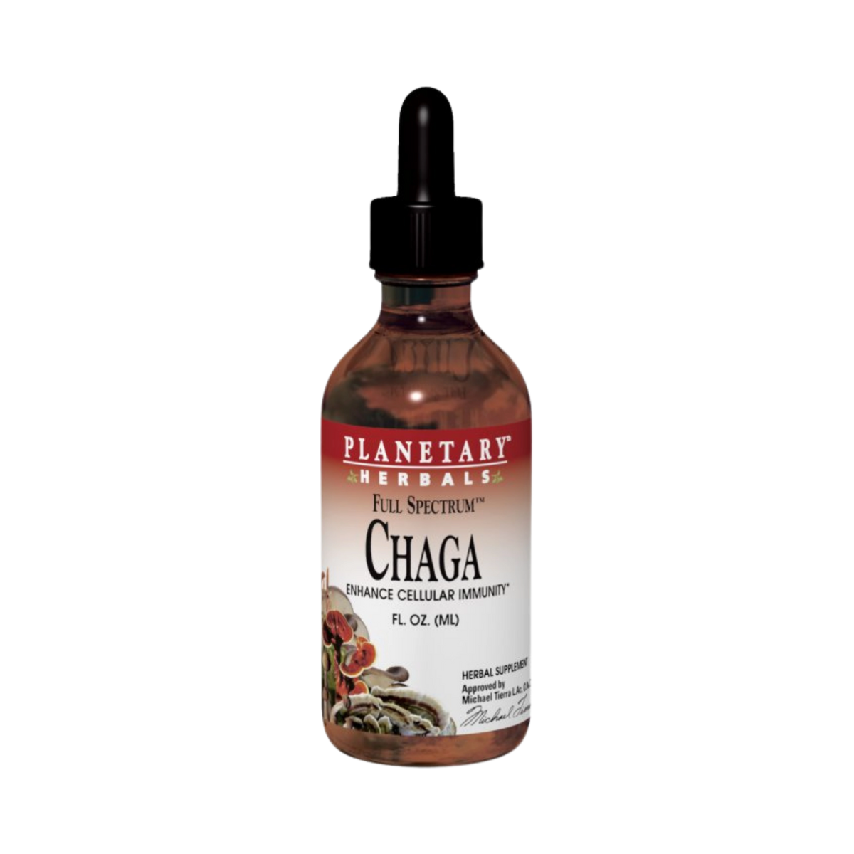 Planetry Herbals, Chaga, Full Spectrum, 2 Oz