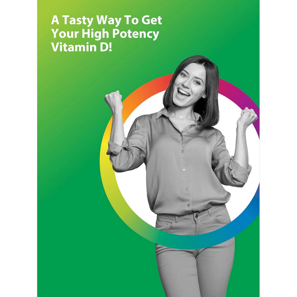 Rainbow Light, High Potency, Vitamin D3 Gummies, 2000 IU, berry, 60 Vegetarian Gummies
