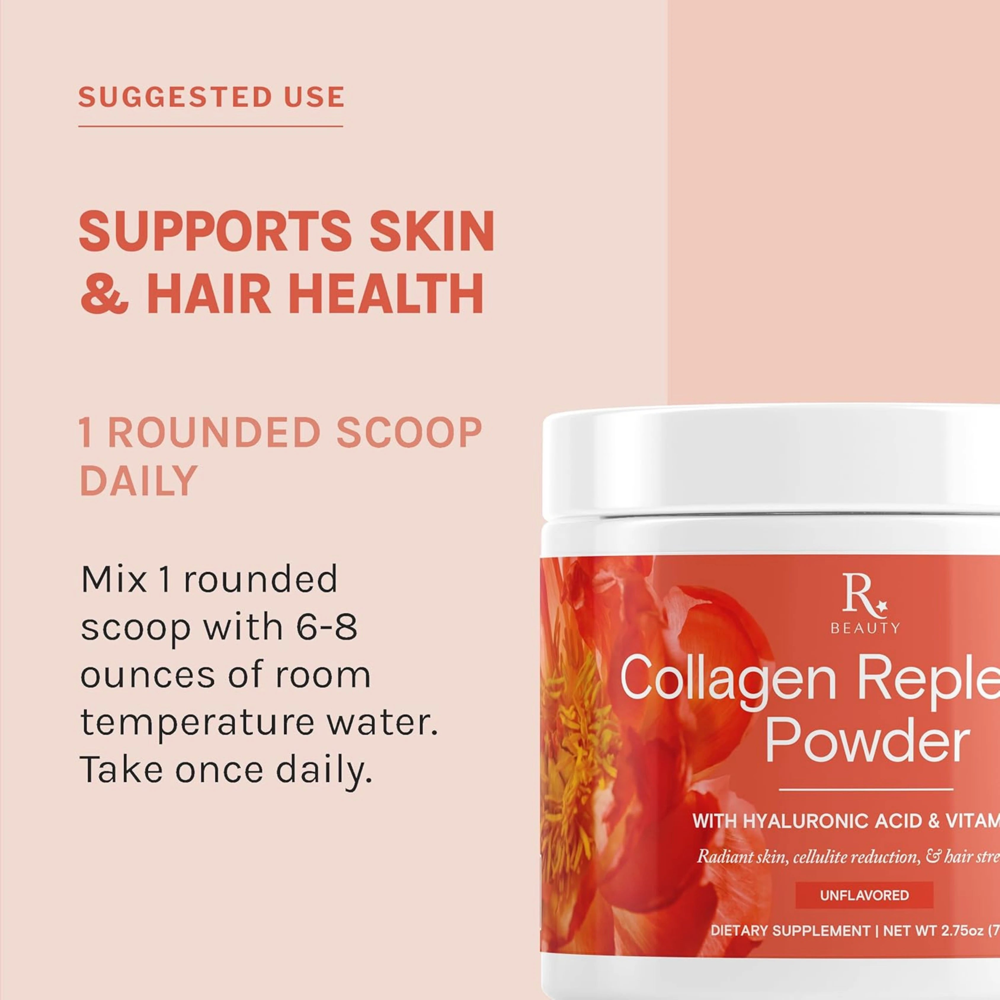 Reserveage Beauty, Collagen Replenish Powder, 2.75 oz, 76 g