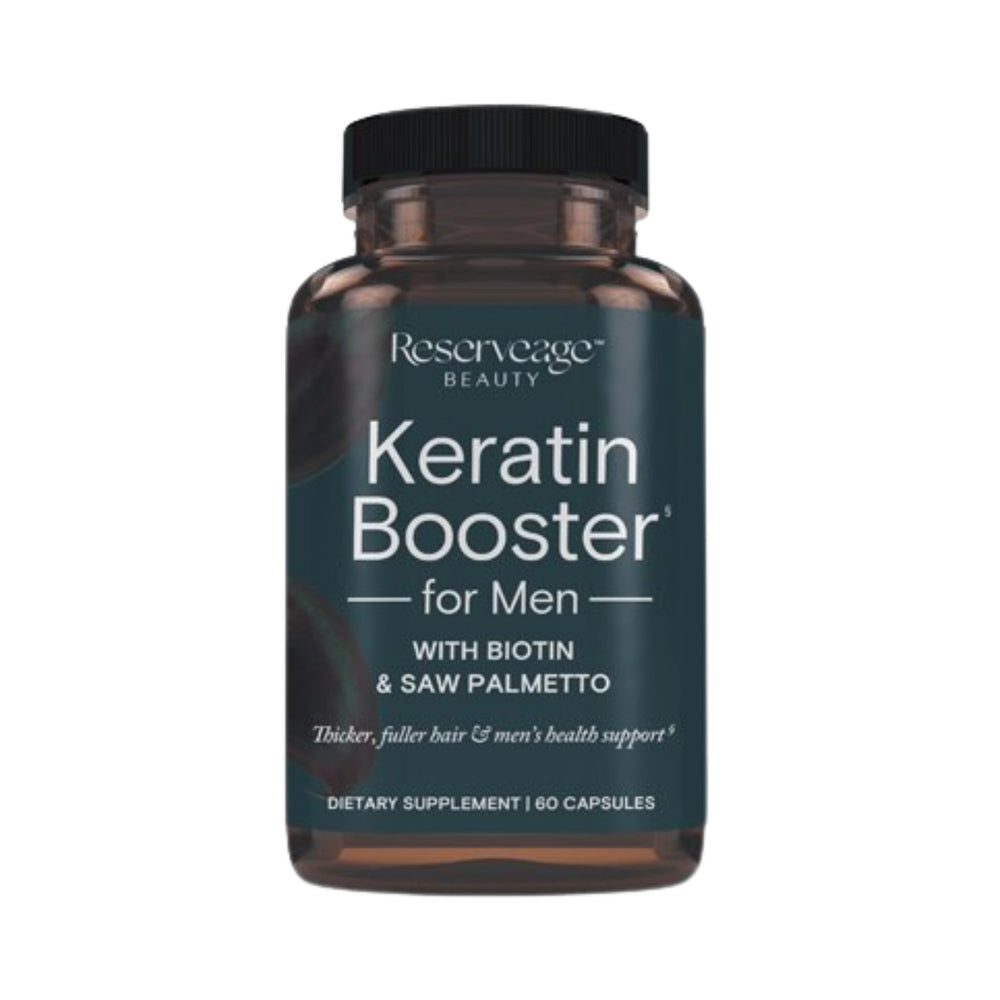 Reserveage Beauty,  Keratin Booster for Men, 60 Capsules