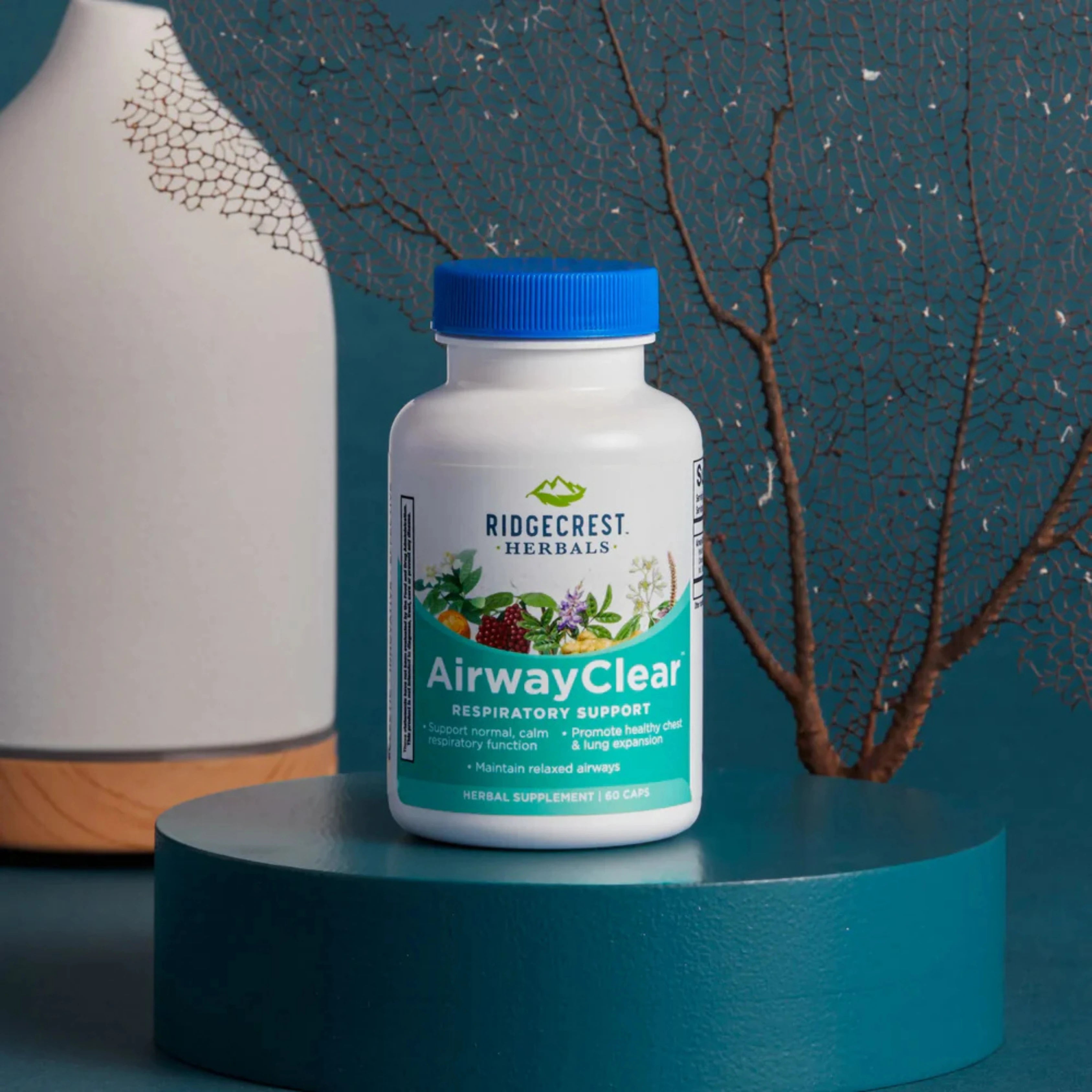 Ridgecrest Herbals, AirwayClear, 60 Capsules
