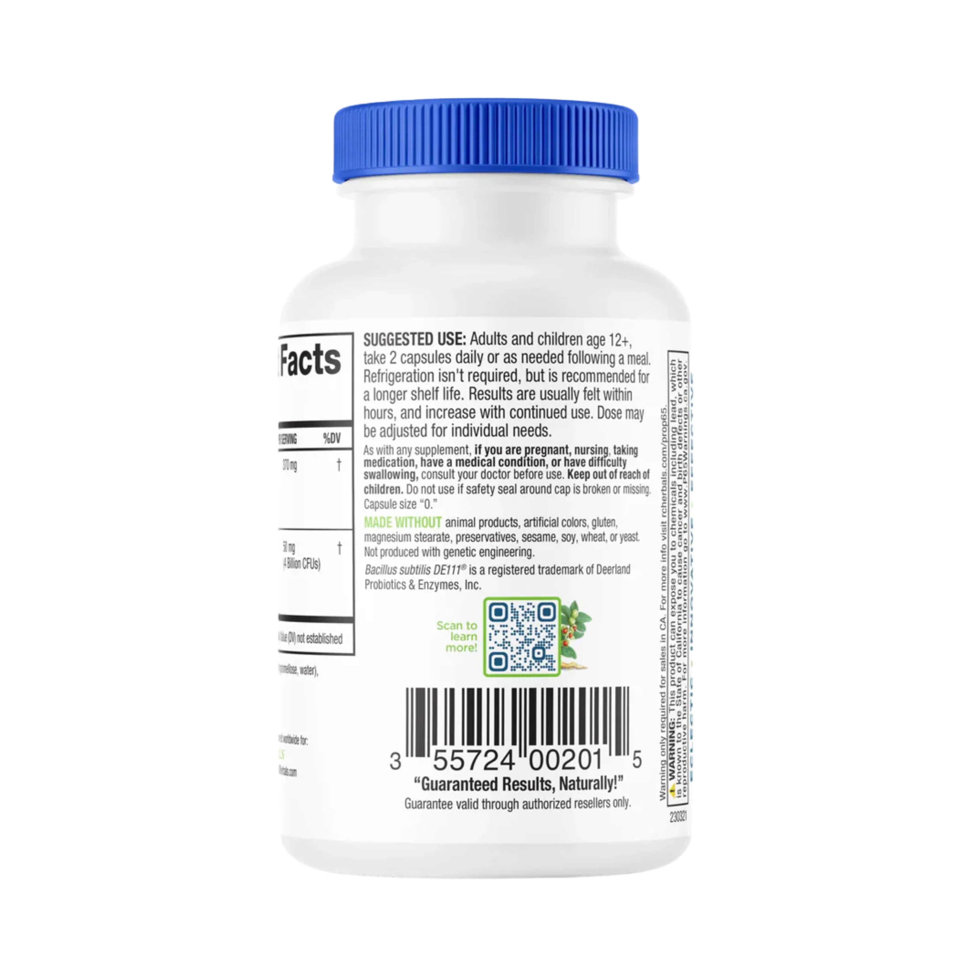 Ridgecrest Herbals, Belly Be Happy, 60 Capsules