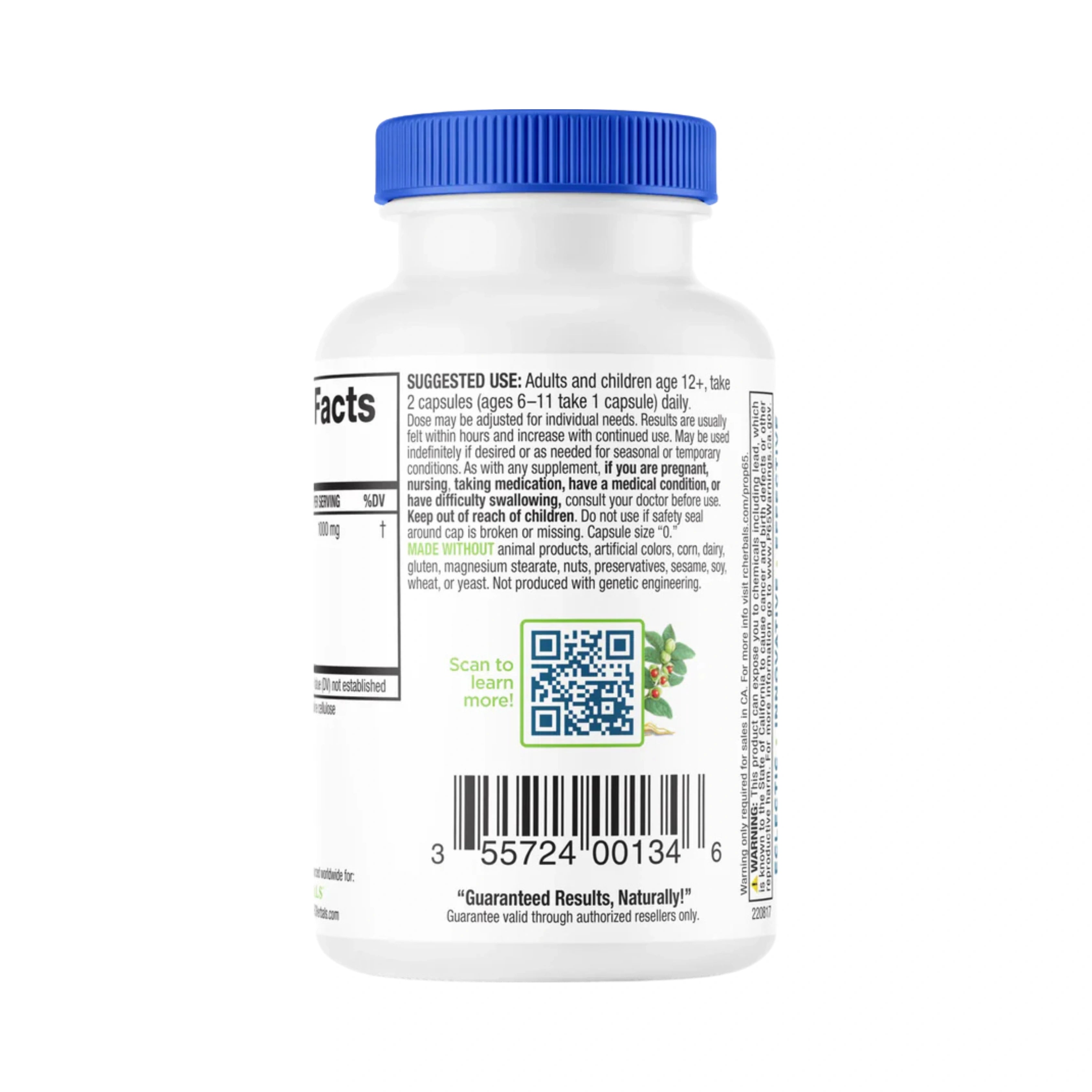 Ridgecrest Herbals, ClearLungs Classic, 60 Capsules