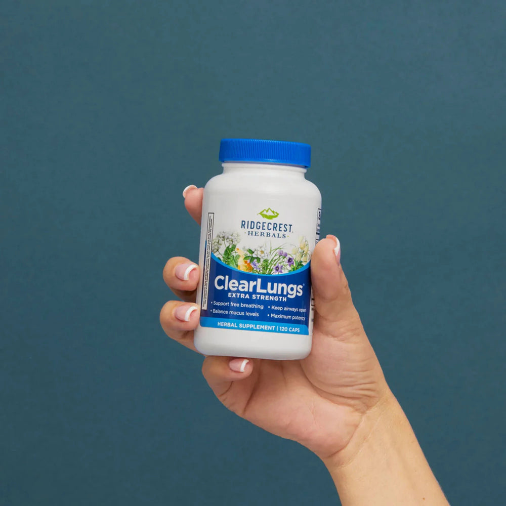 Ridgecrest Herbals, ClearLungs Extra Strength,  60 Capsules