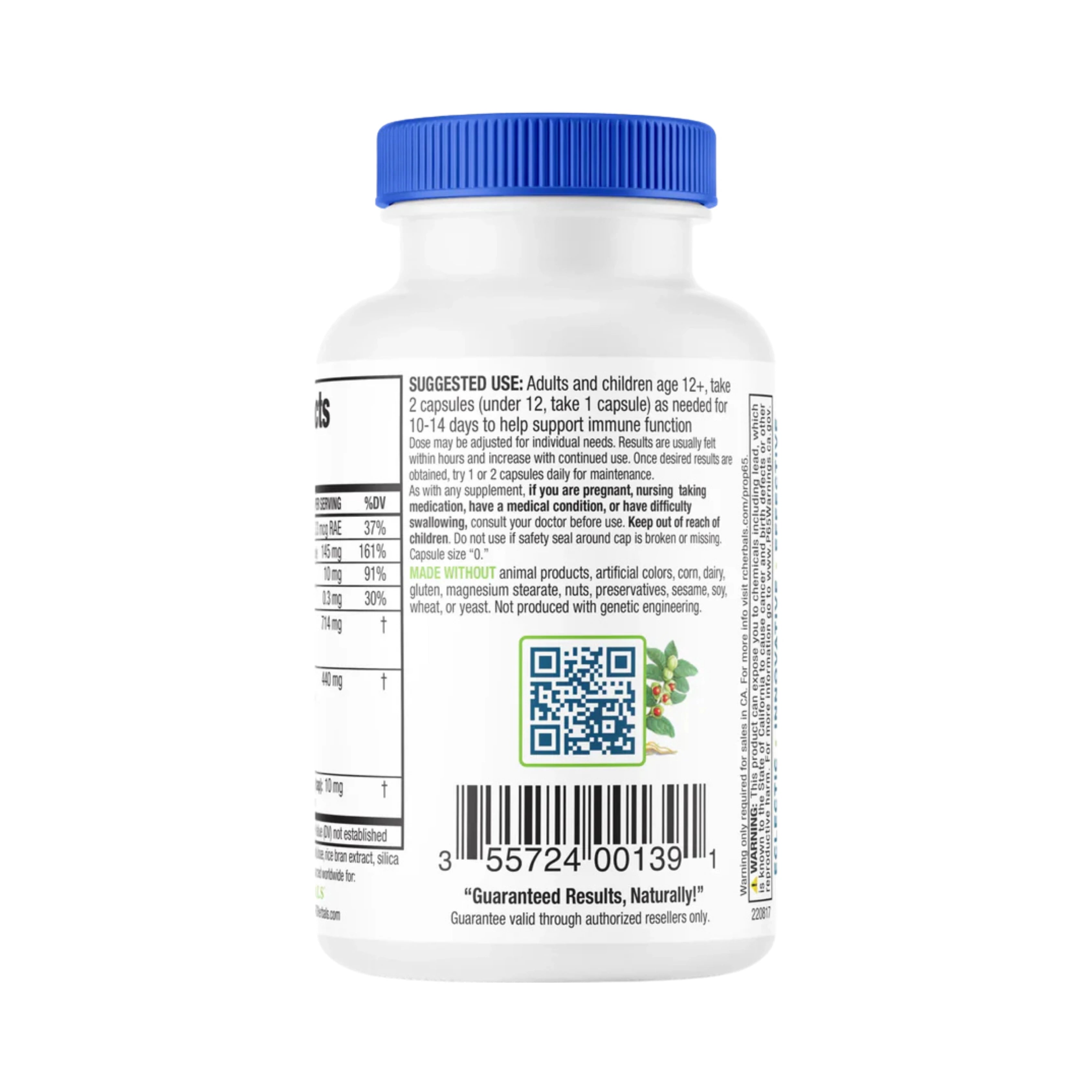 Ridgecrest Herbals, ClearLungs Immune, 60 Capsules