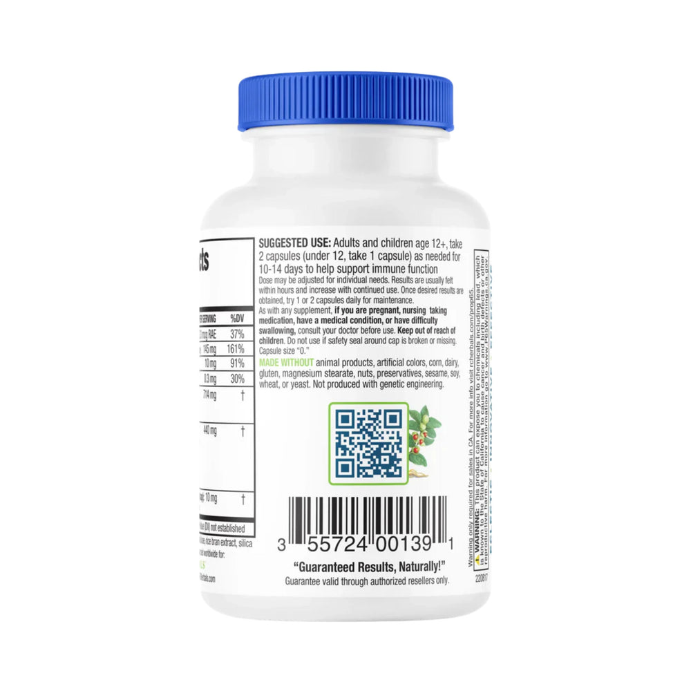 Ridgecrest Herbals, ClearLungs Immune, 60 Capsules