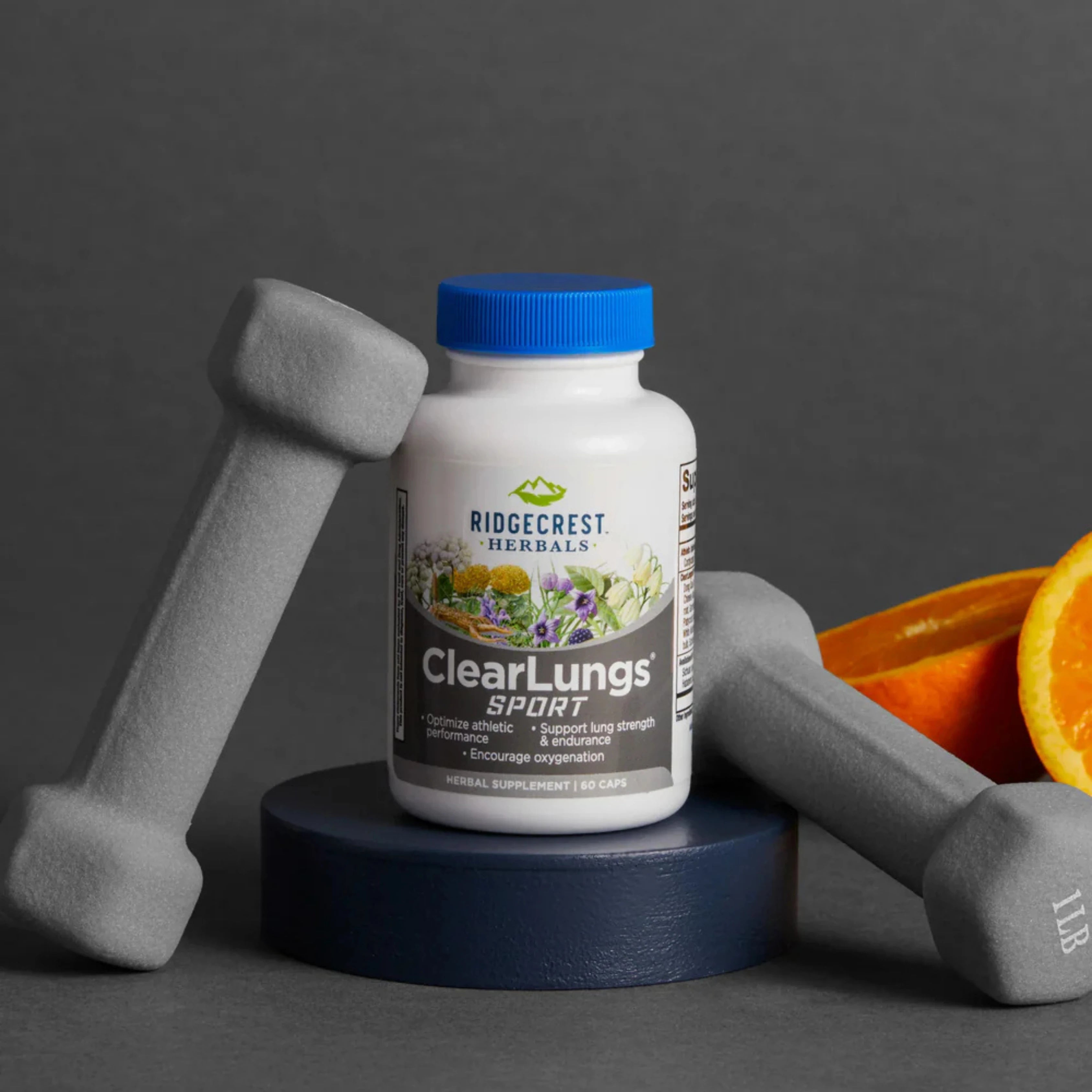 Ridgecrest Herbals, ClearLungs Sport, 60 Capsules