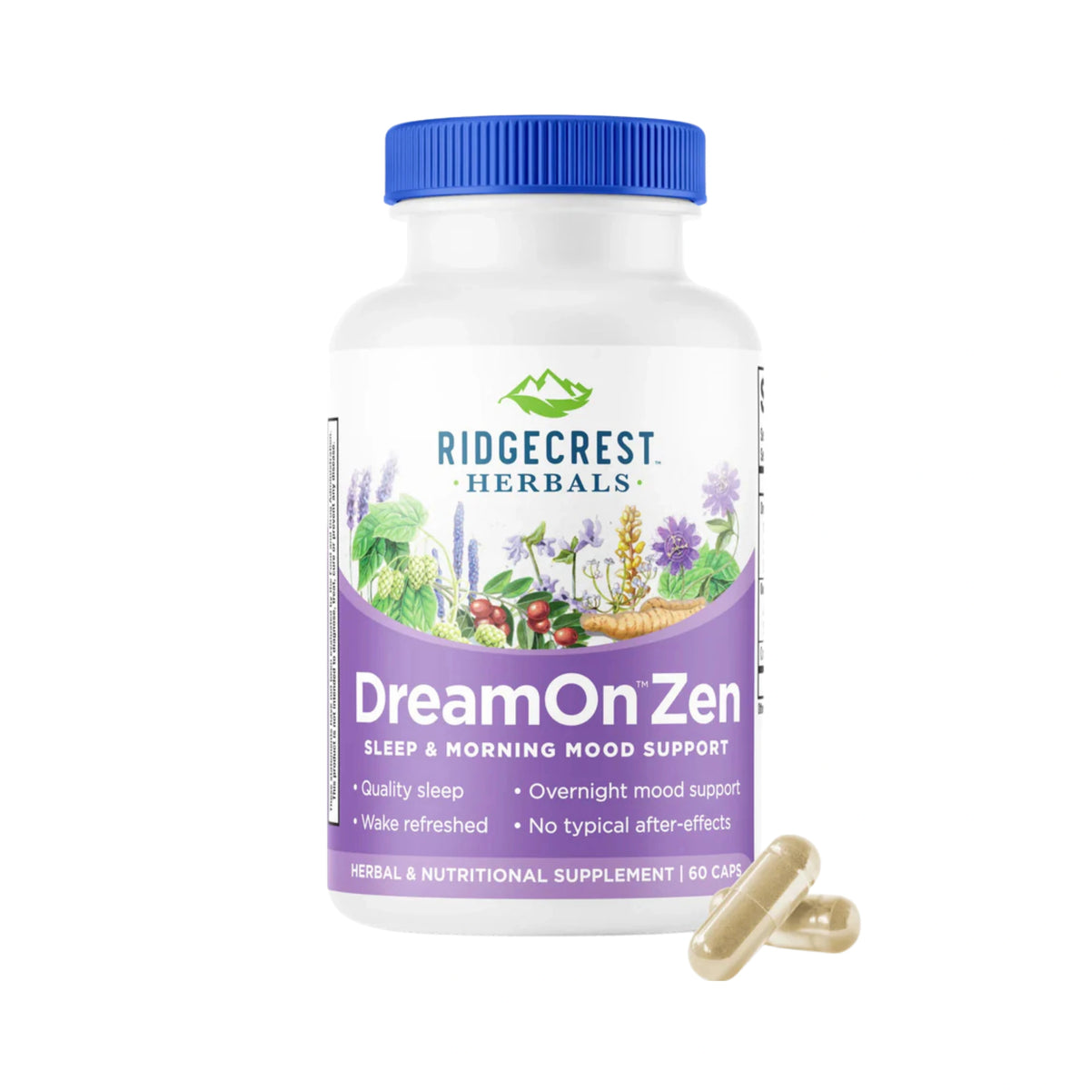 Ridgecrest Herbals, DreamOn Zen, 60 Capsules